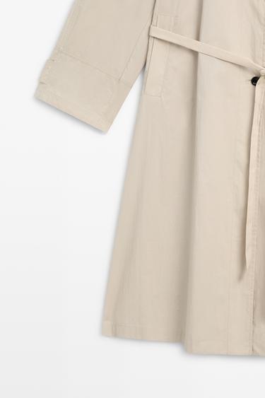 Long flowing trench coat — Beige 7