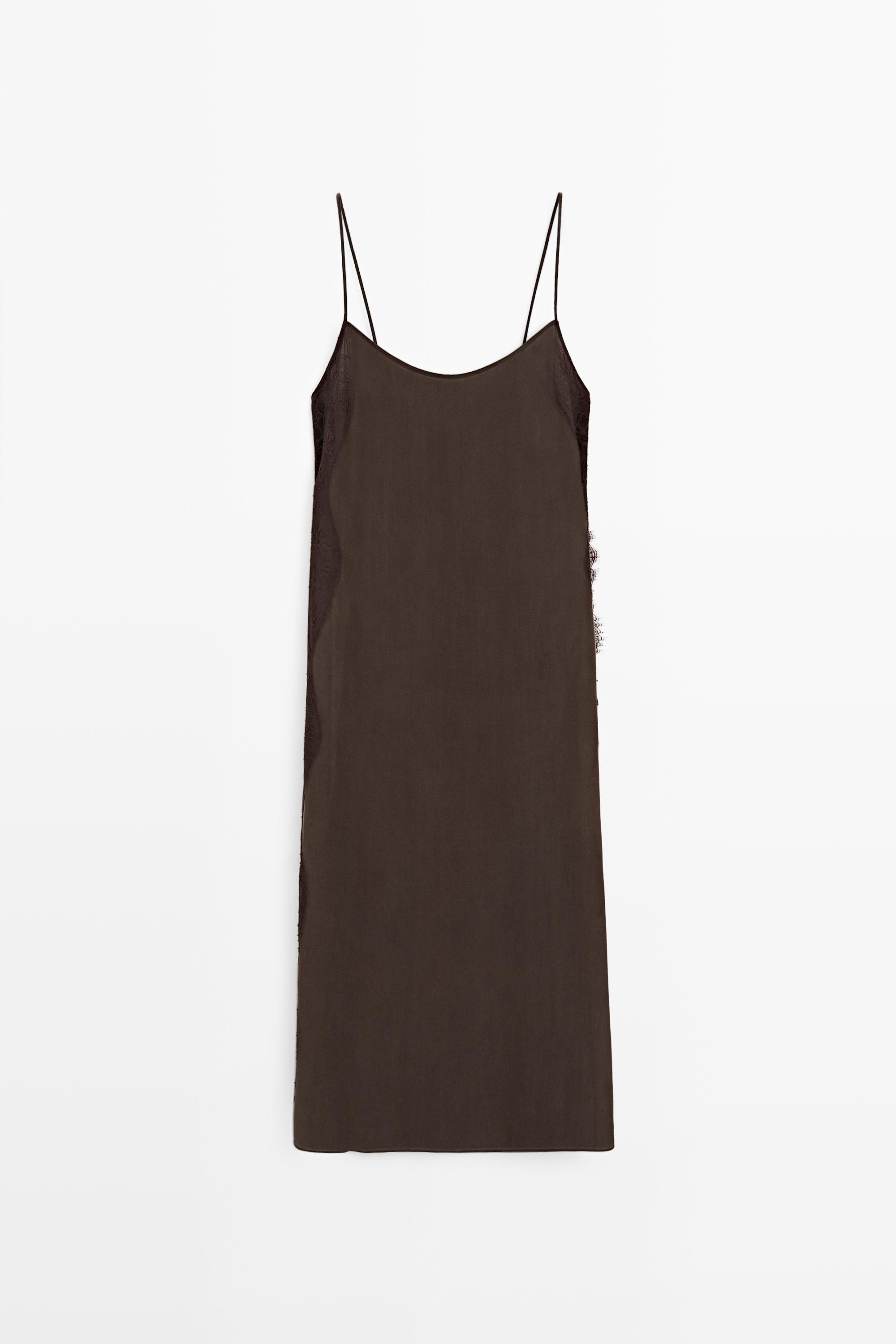 Robe nuisette à dentelle