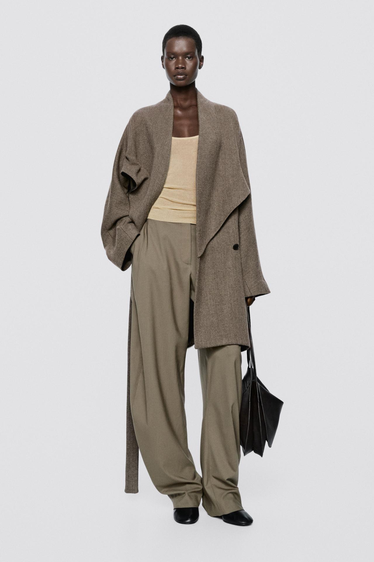 Wide-leg side seam pants - LIMITED EDITION — MOLE BROWN