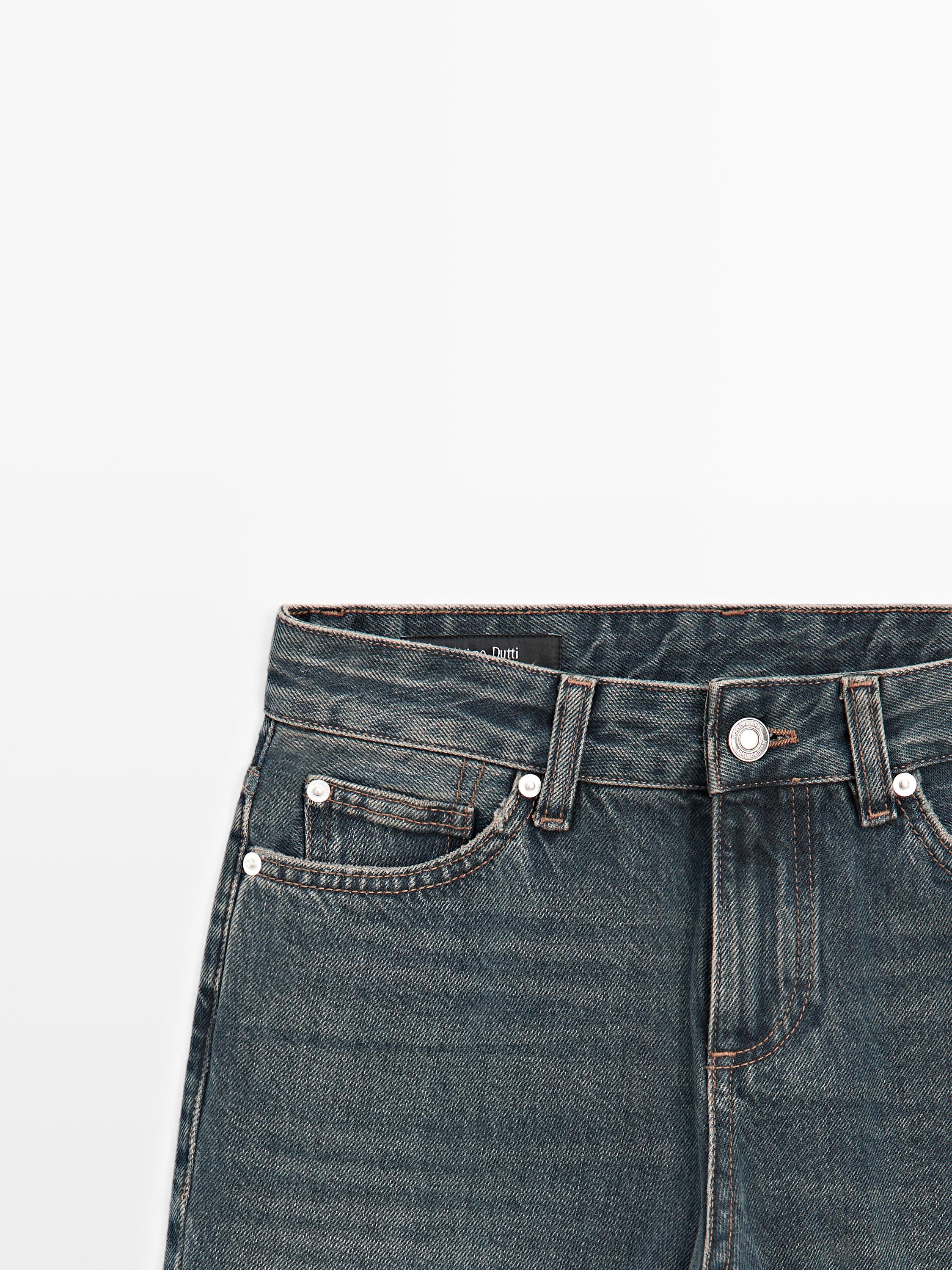 Straight-leg jeans — MEDIUM BLUE