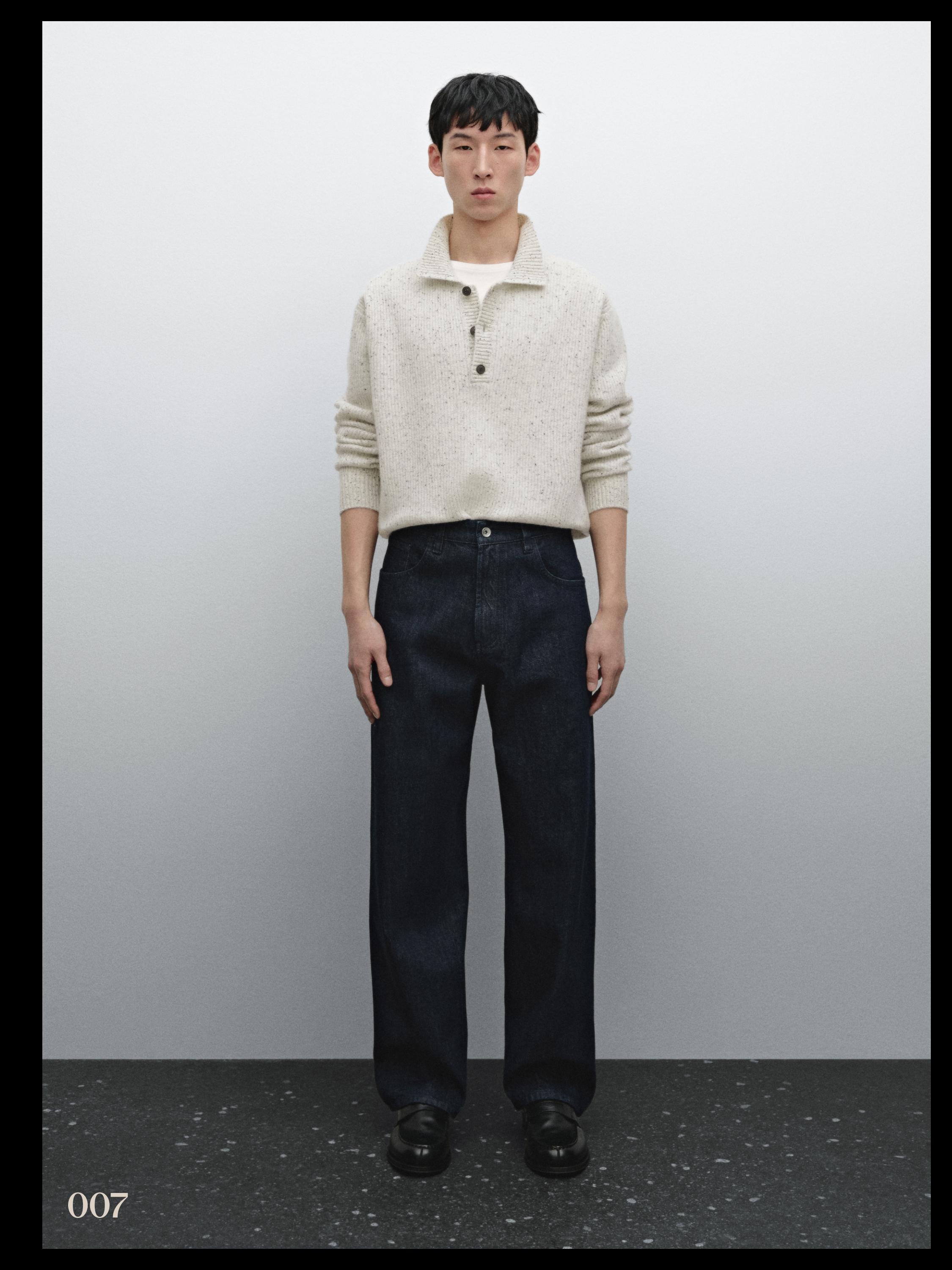 【Massimo dutti】ワイドデニムパンツ Women's Wide Leg Jeans - Massimo Dutti - US