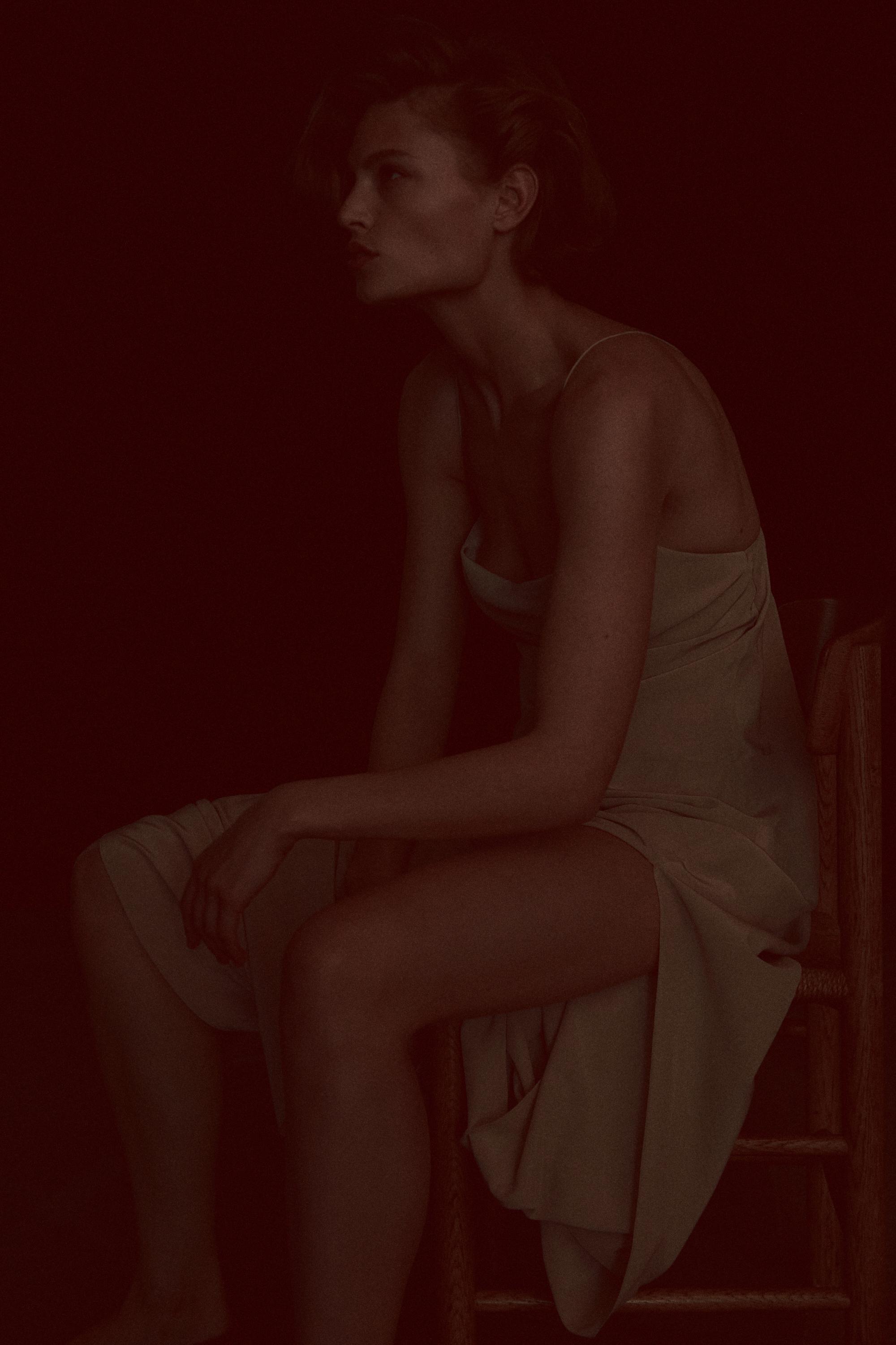 100% silk slip dress - LIMITED EDITION — PEARL/BEIGE