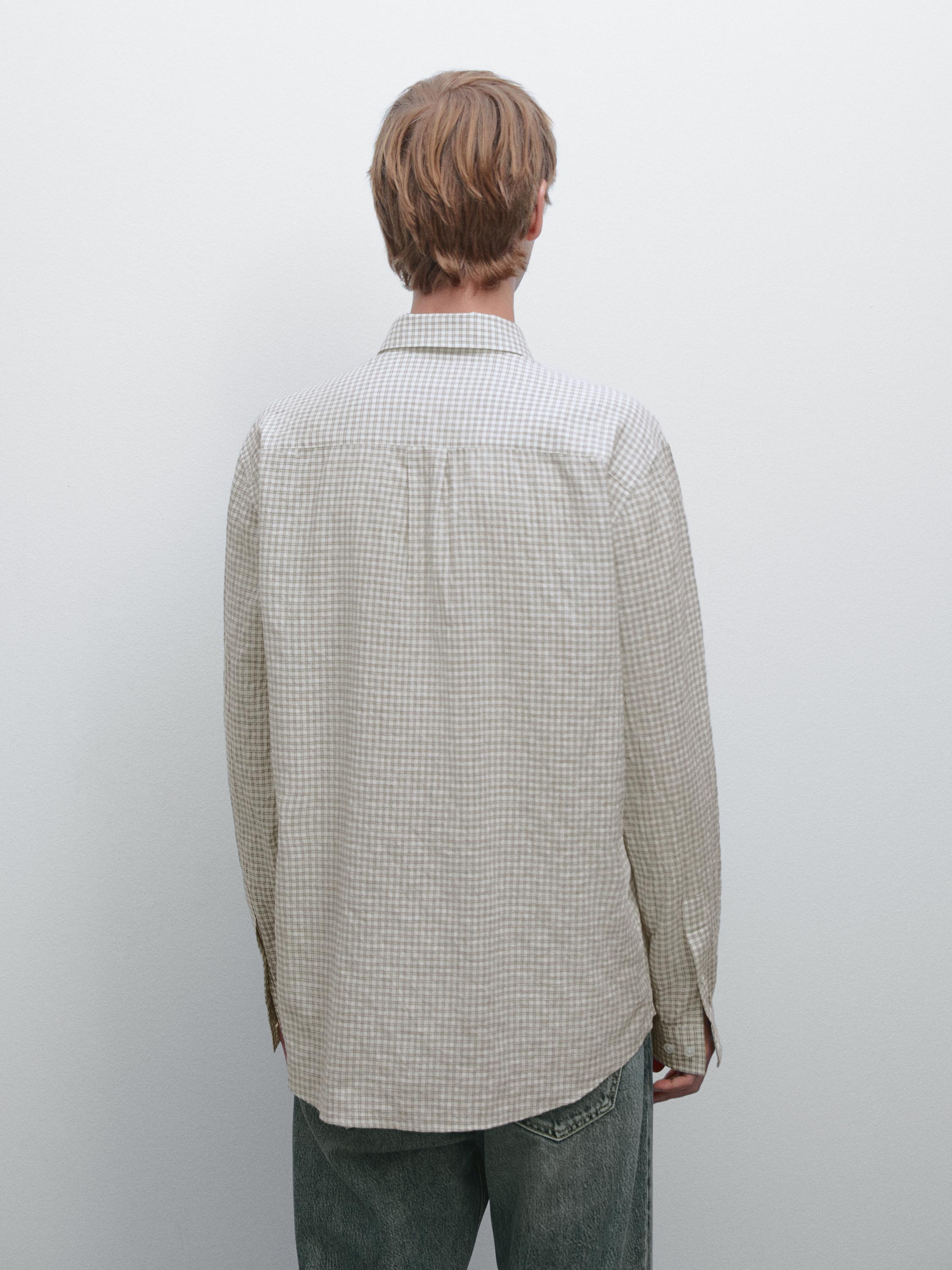 Regular fit check shirt