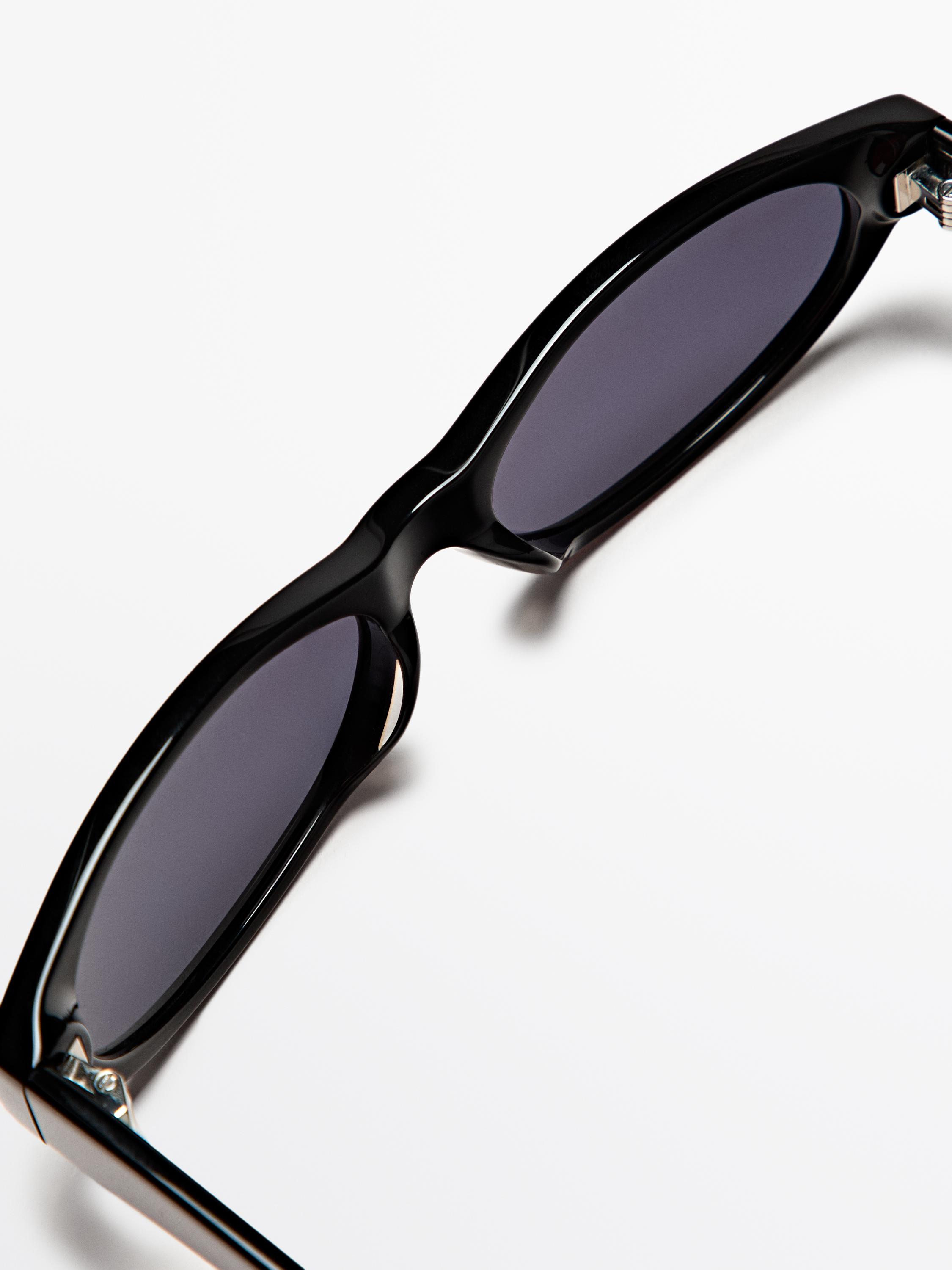 Narrow sunglasses — BLACK