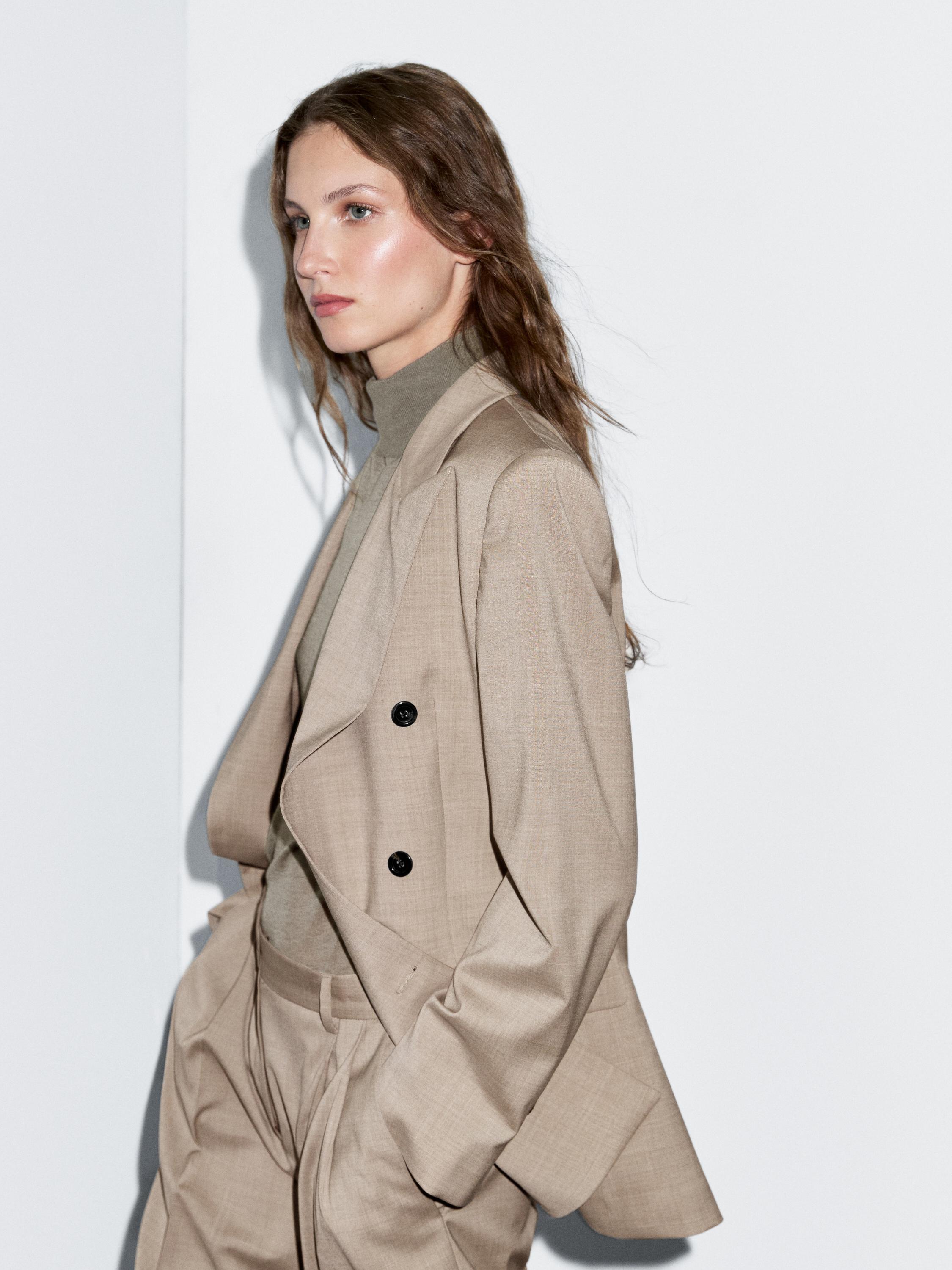 Blazer doppiopetto 100% lana