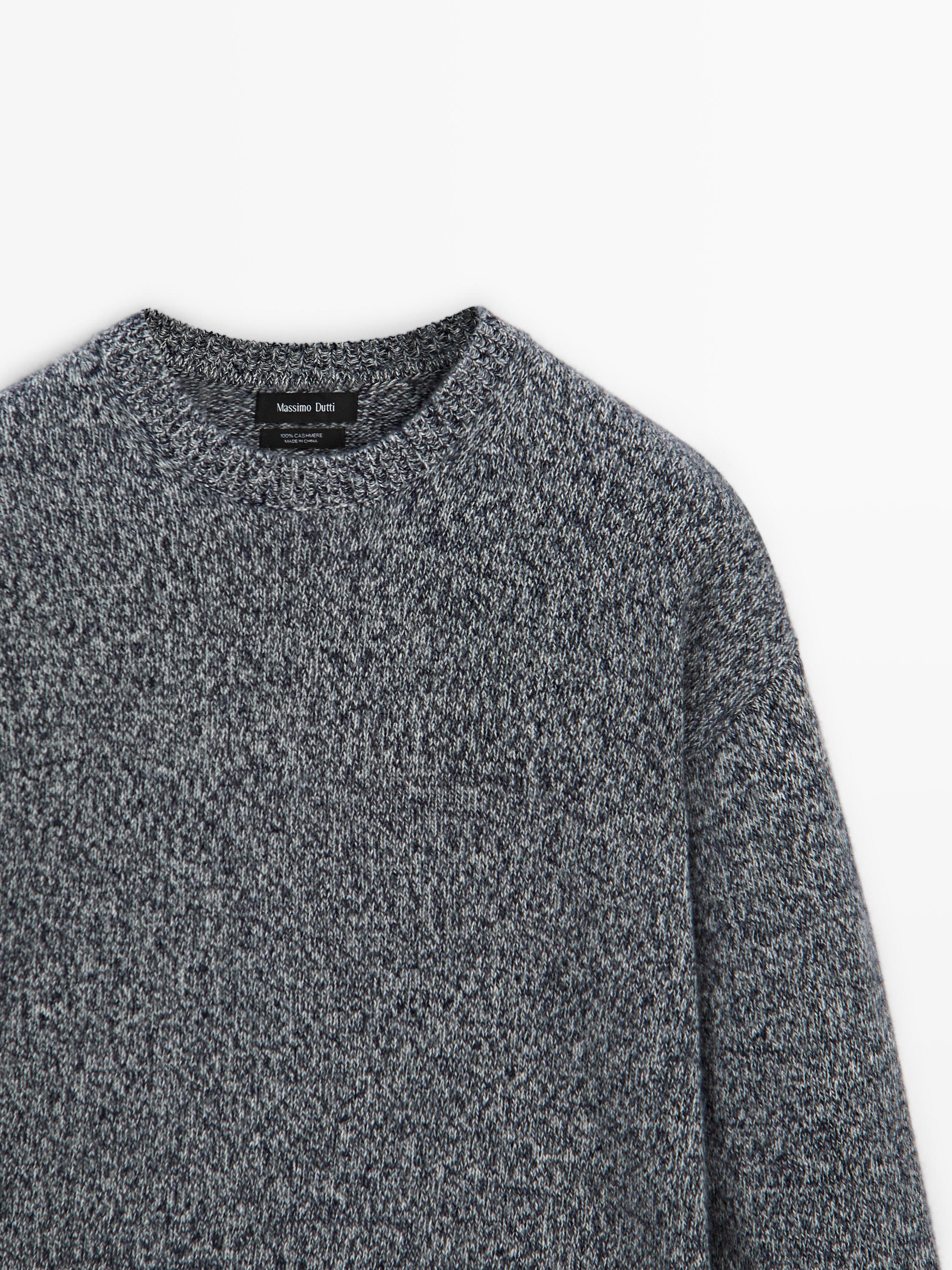 Pullover aus 100 % Kaschmir mit Rundausschnitt