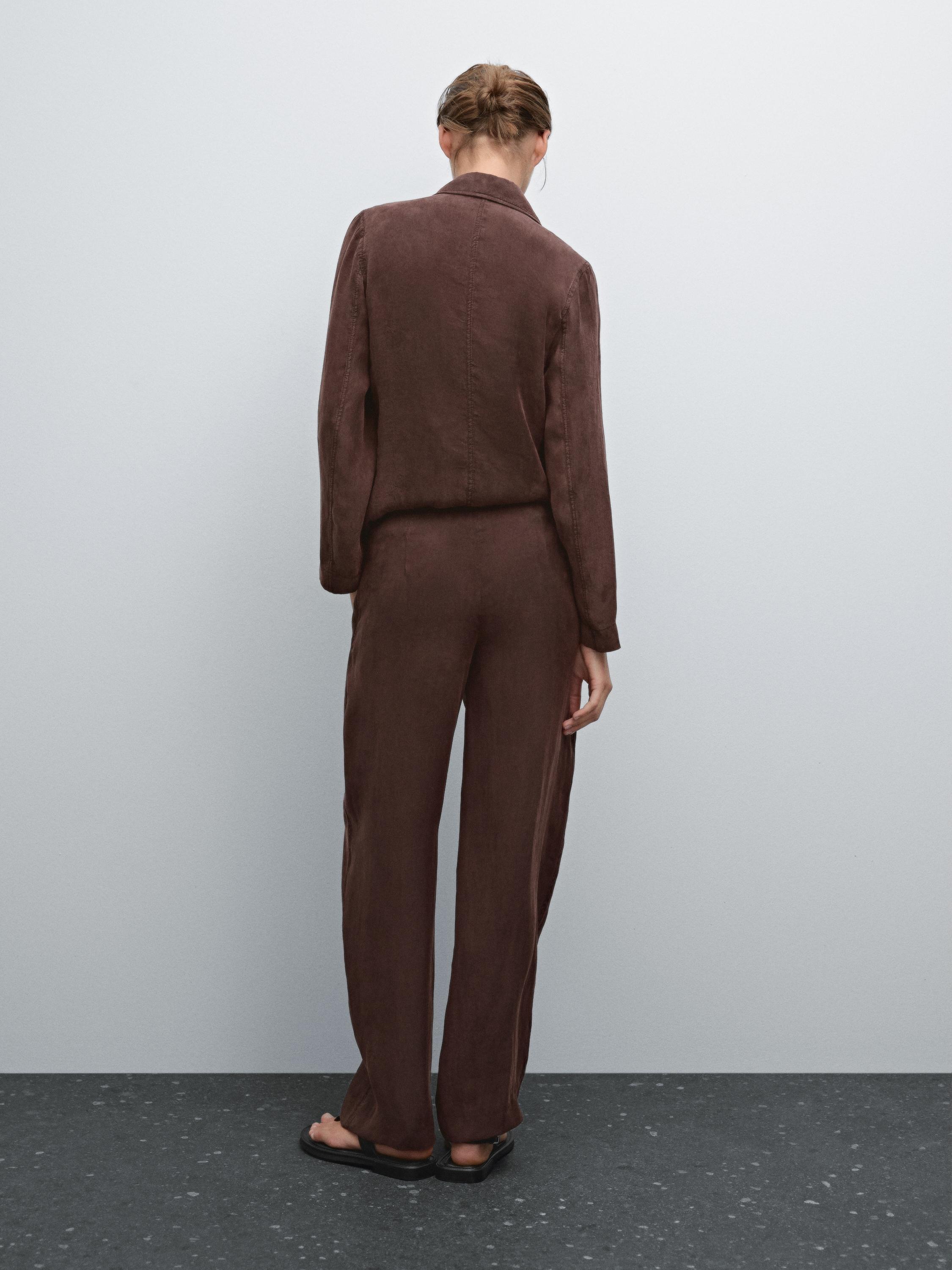 Flowing barrel fit co-ord trousers