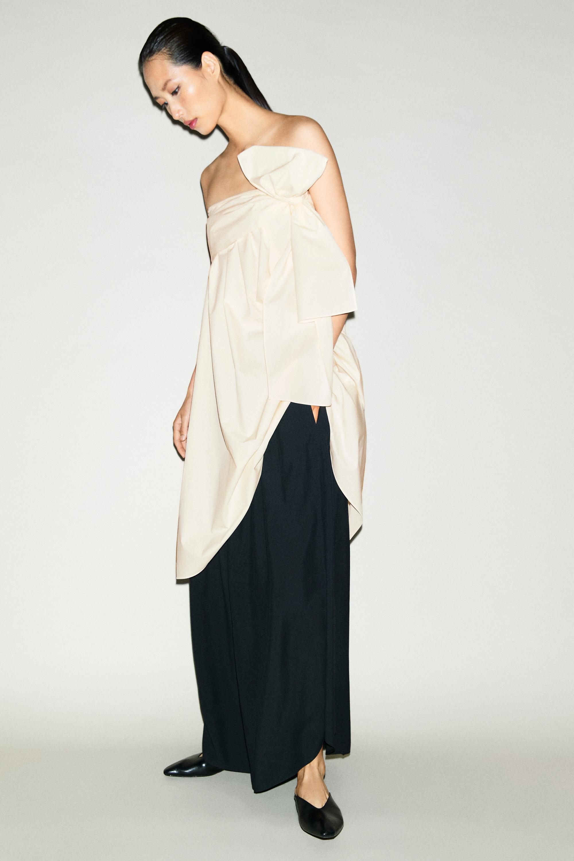 Culottes with pleated details - LIMITED EDITION — BLACK