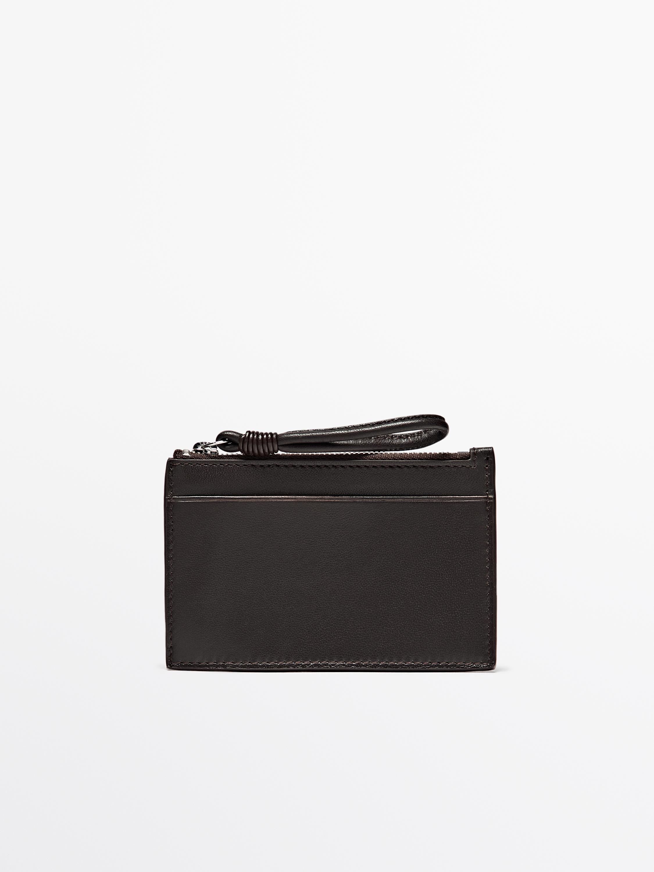 Small nappa leather wallet