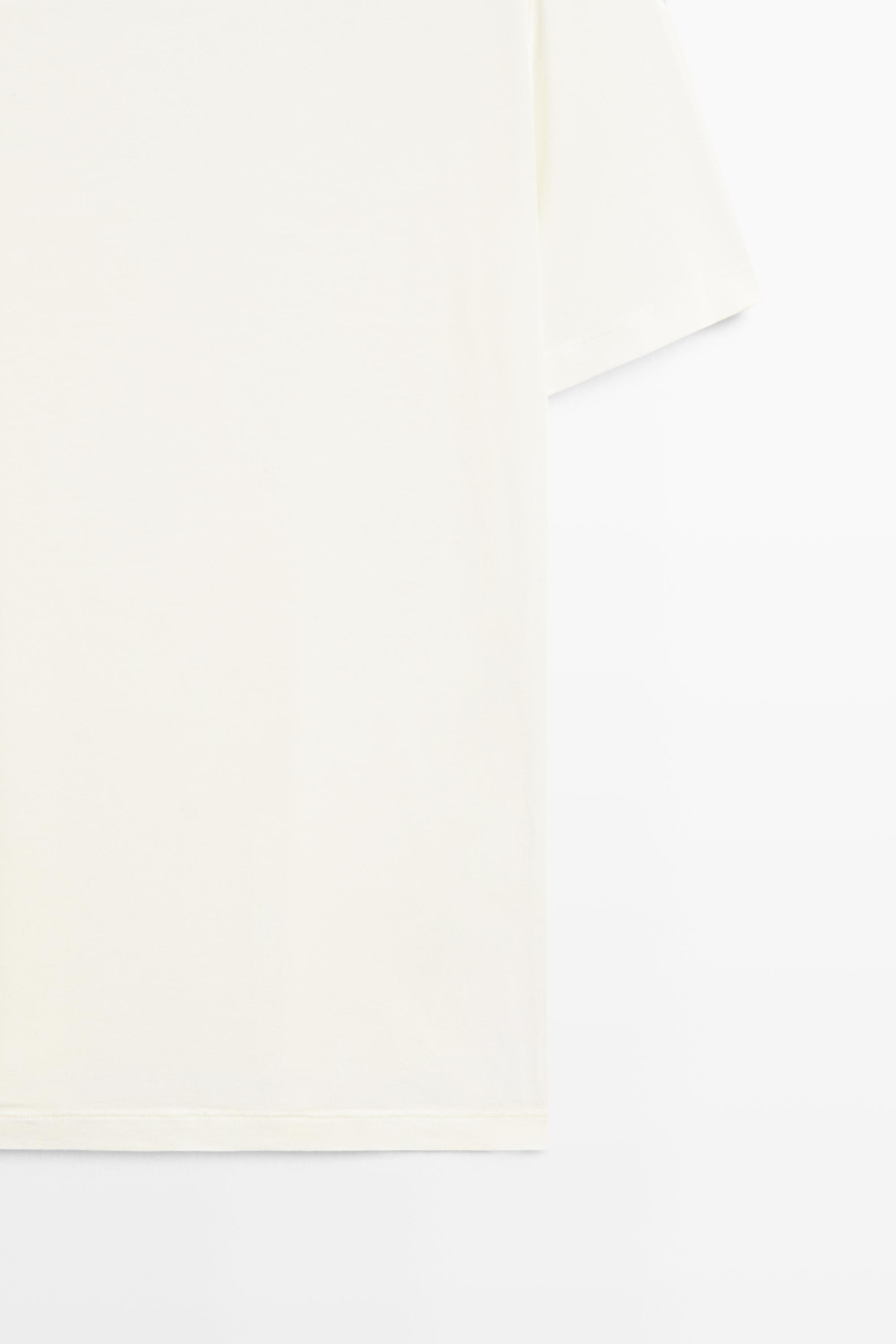 Short sleeve T-shirt - STUDIO — CREAM