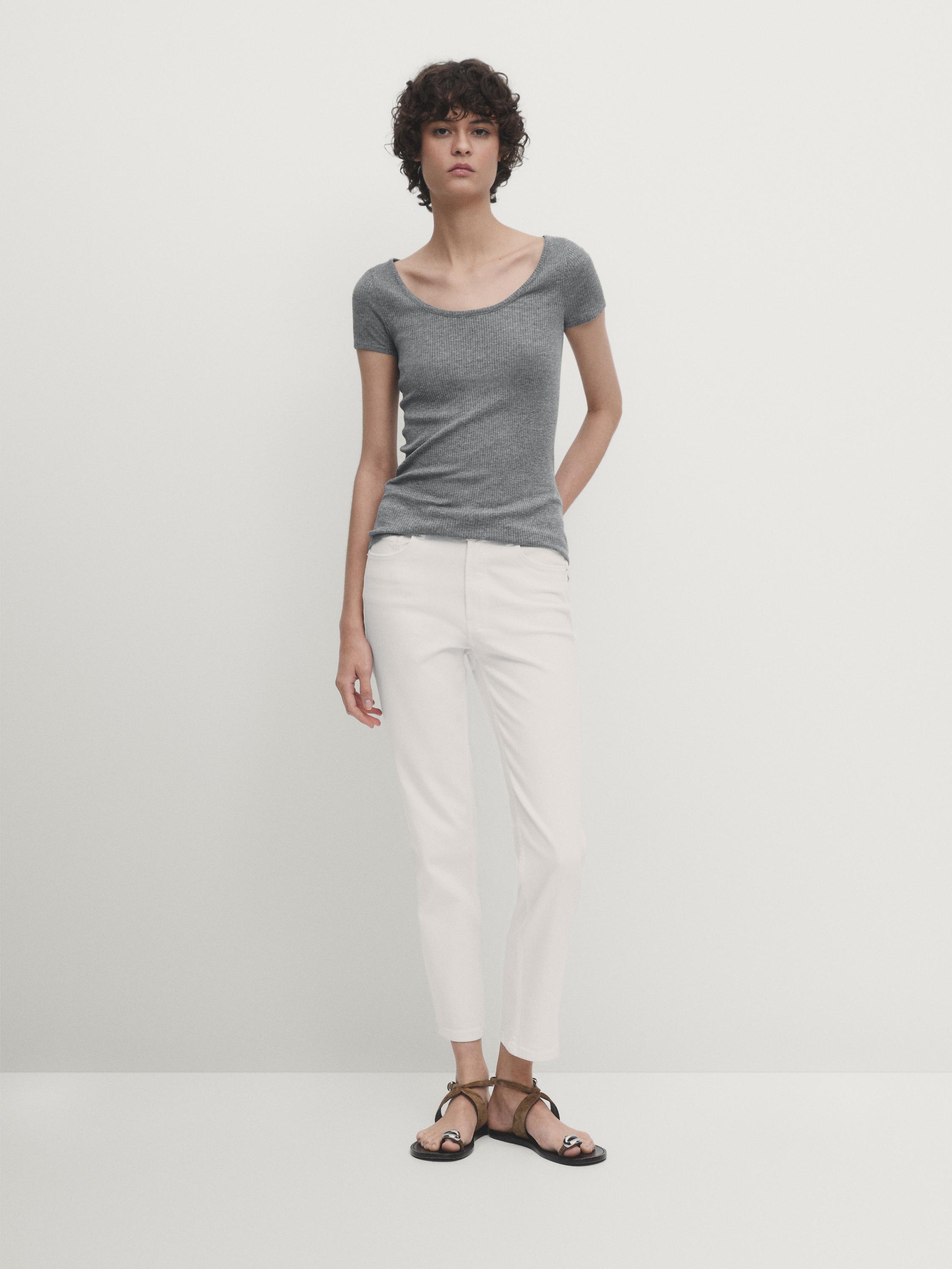 Camisetas basicas de mujer Massimo Dutti