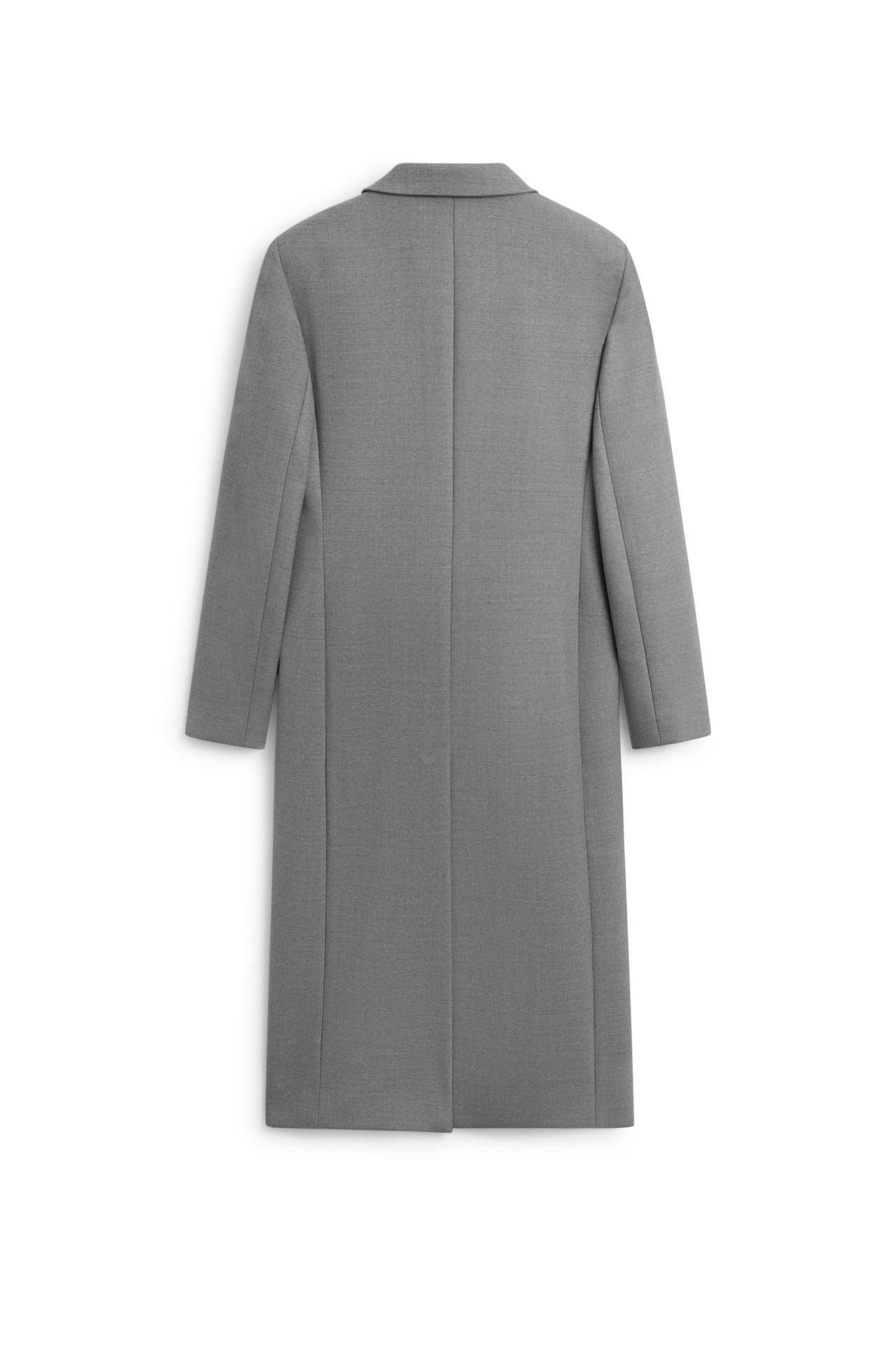 Wool blend long coat - LIMITED EDITION — GREY