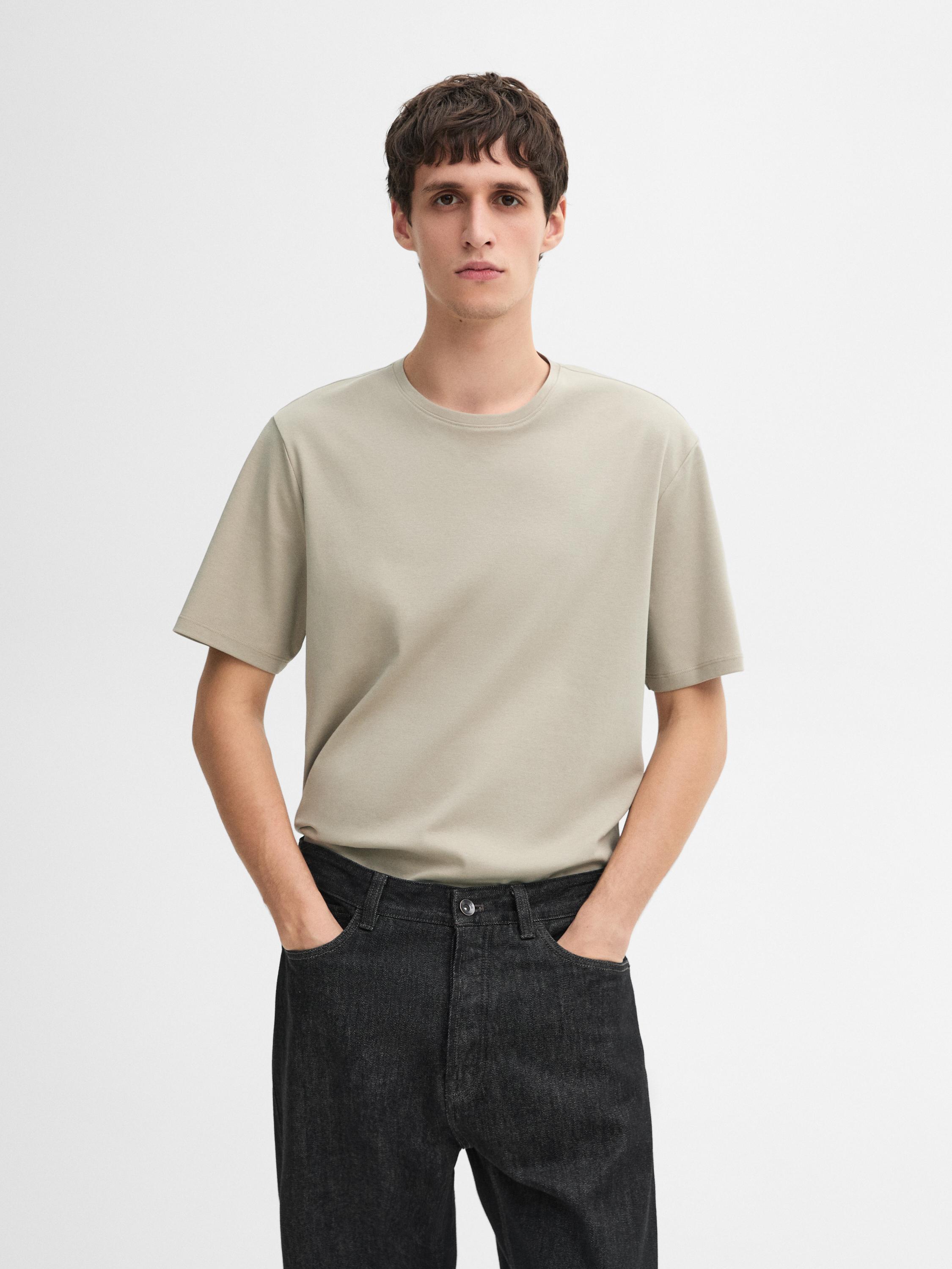 100% mercerised cotton T-shirt