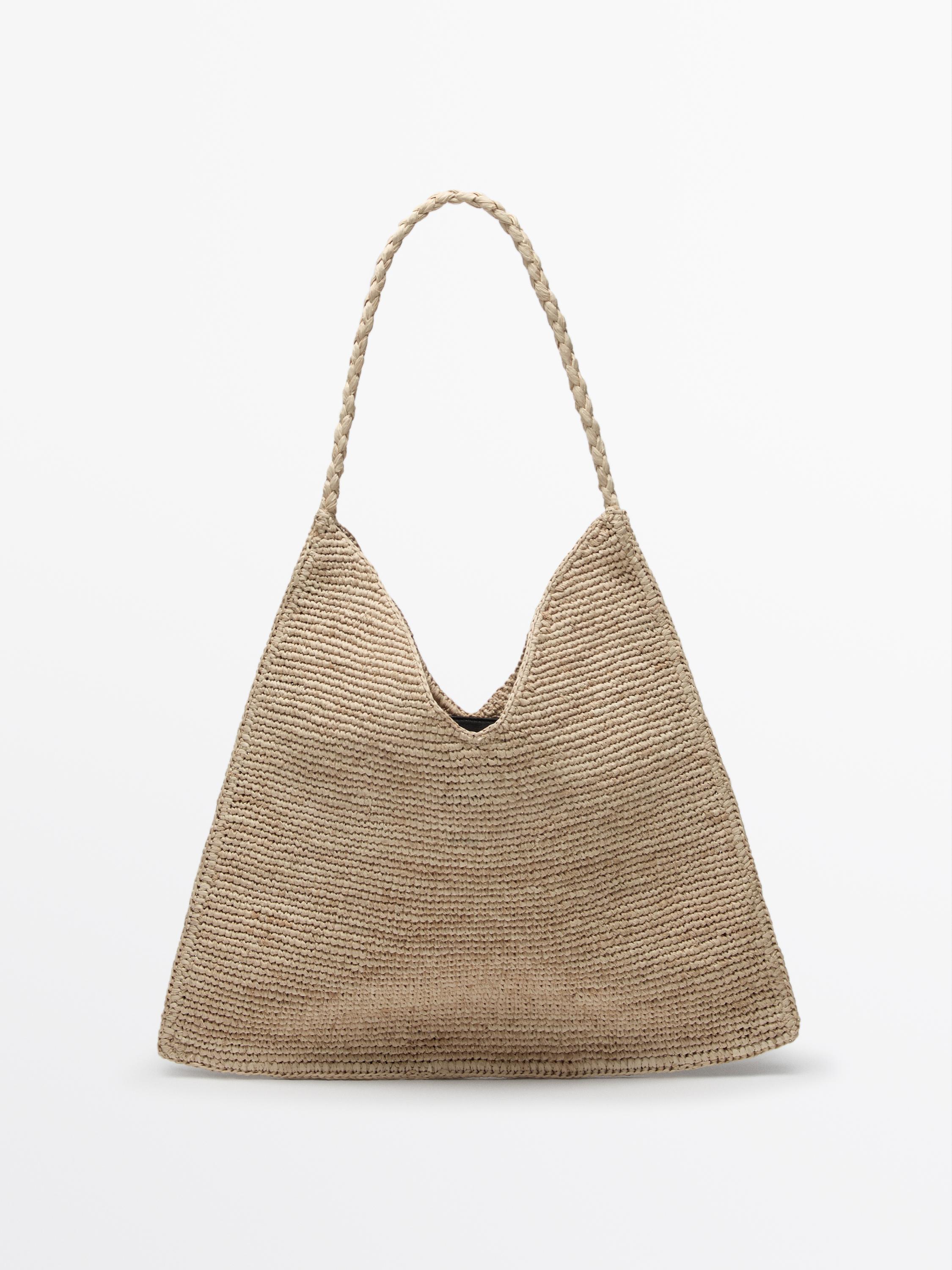 Sac cabas en raphia