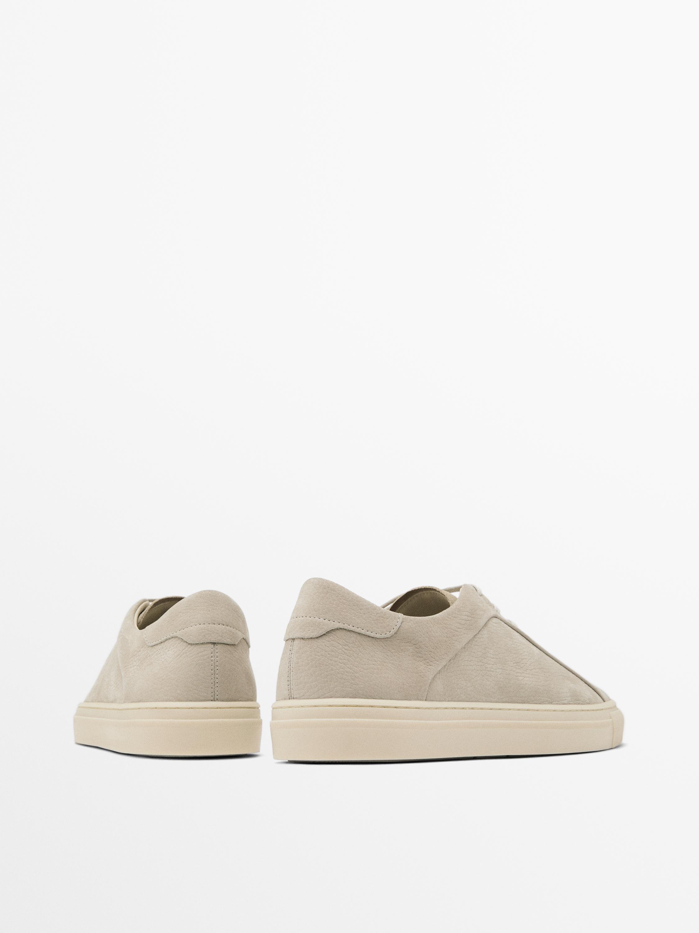 Leather trainers