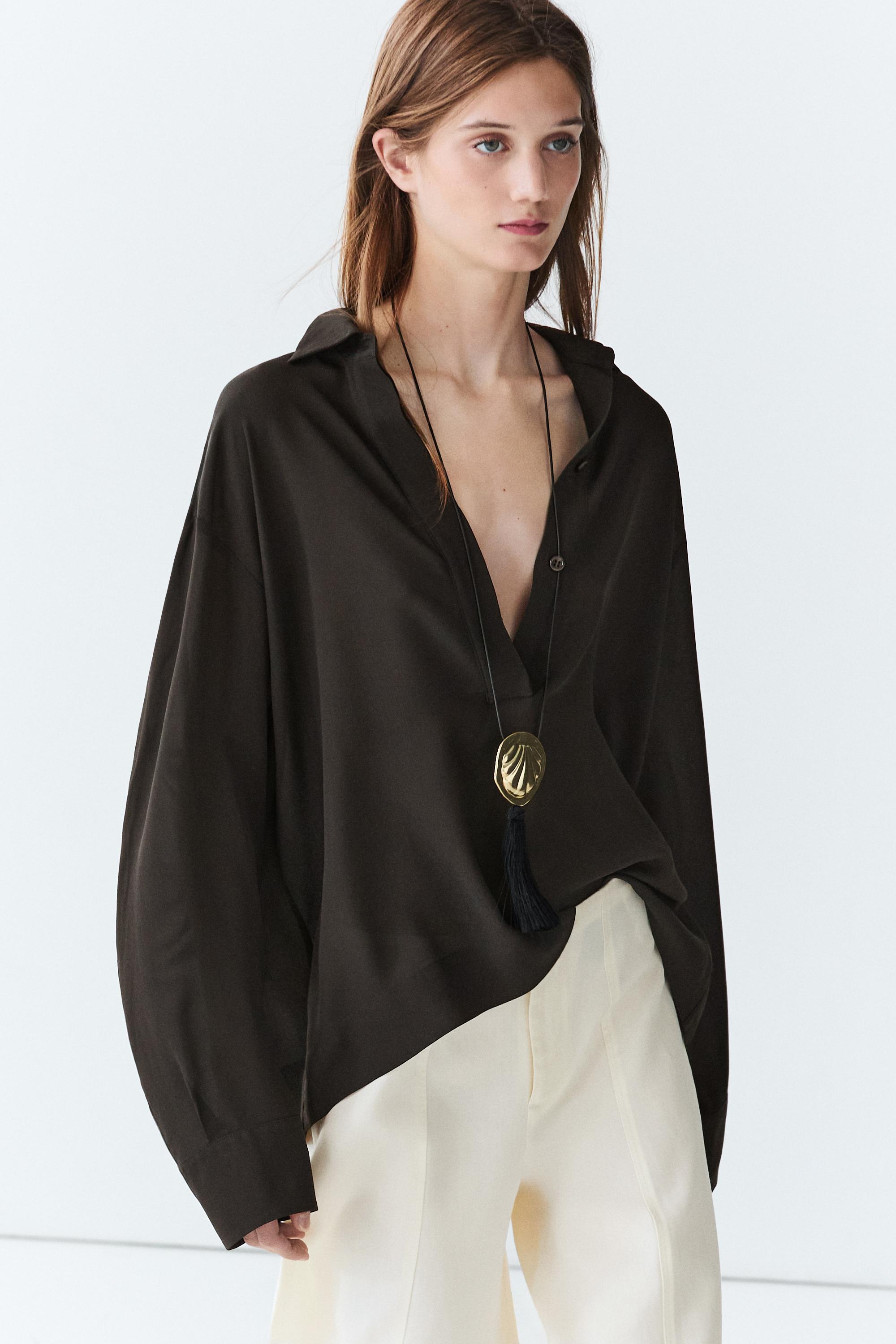 Flowing co-ord shirt