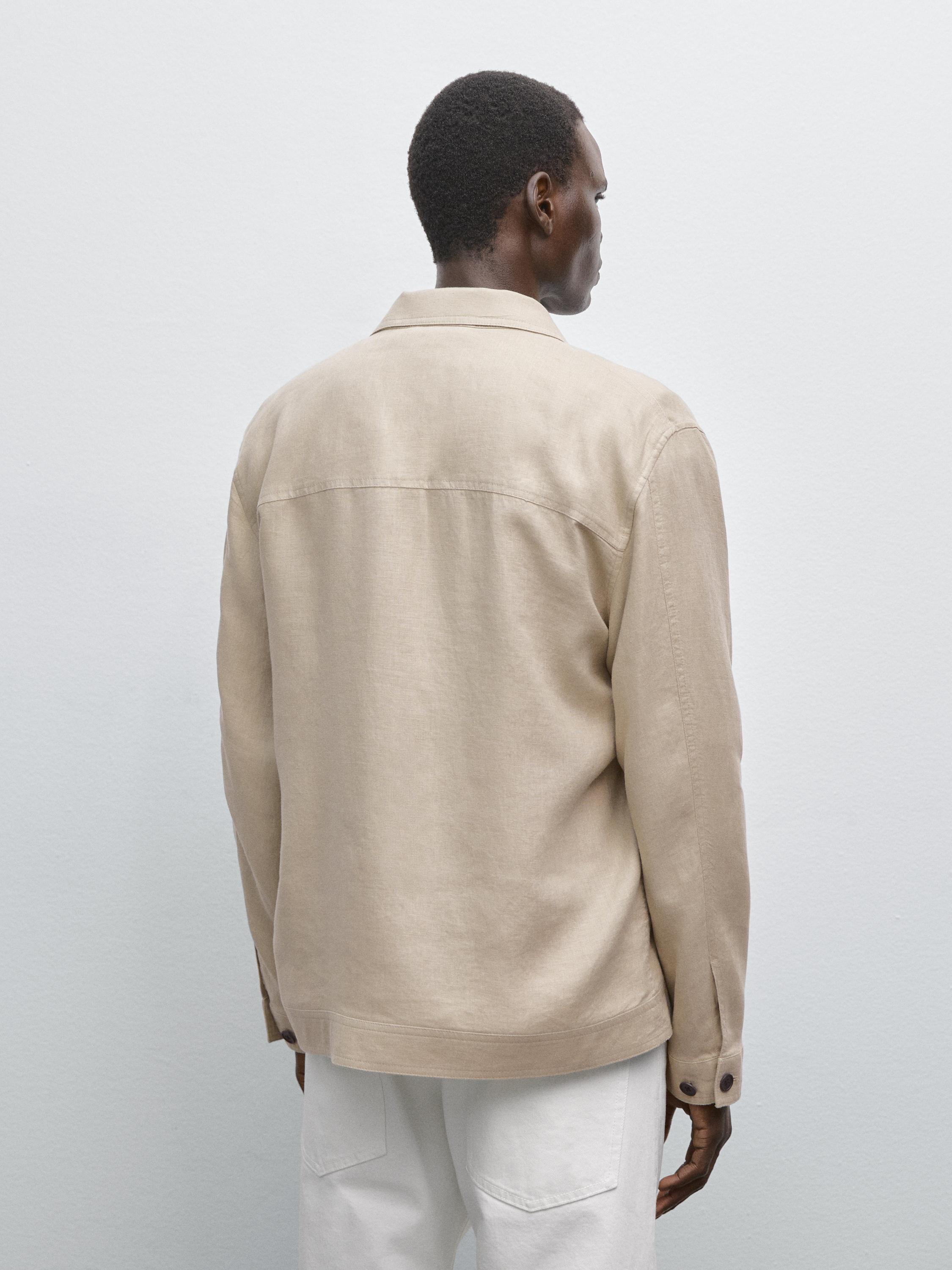 100% linen lightweight jacket