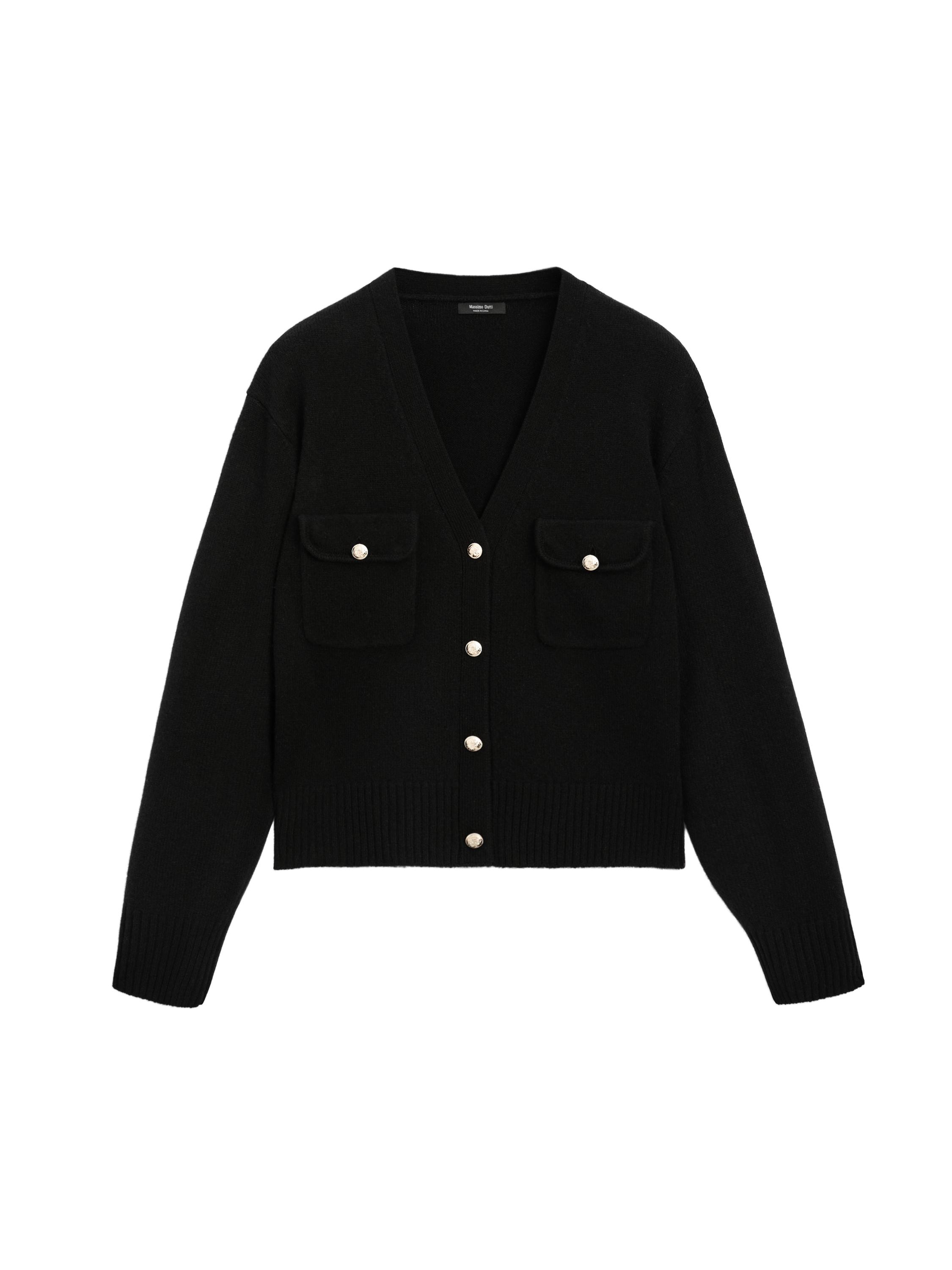 L'Appartement GOLD BUTTON V/N CARDIGAN L'Appartement GOLD BUTTON