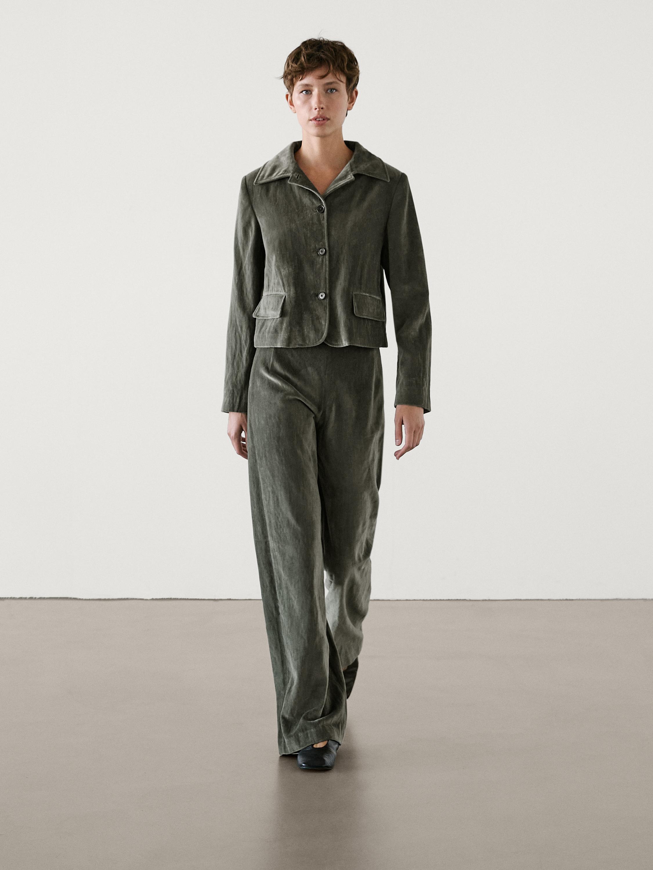 Wide leg trousers for women Massimo Dutti