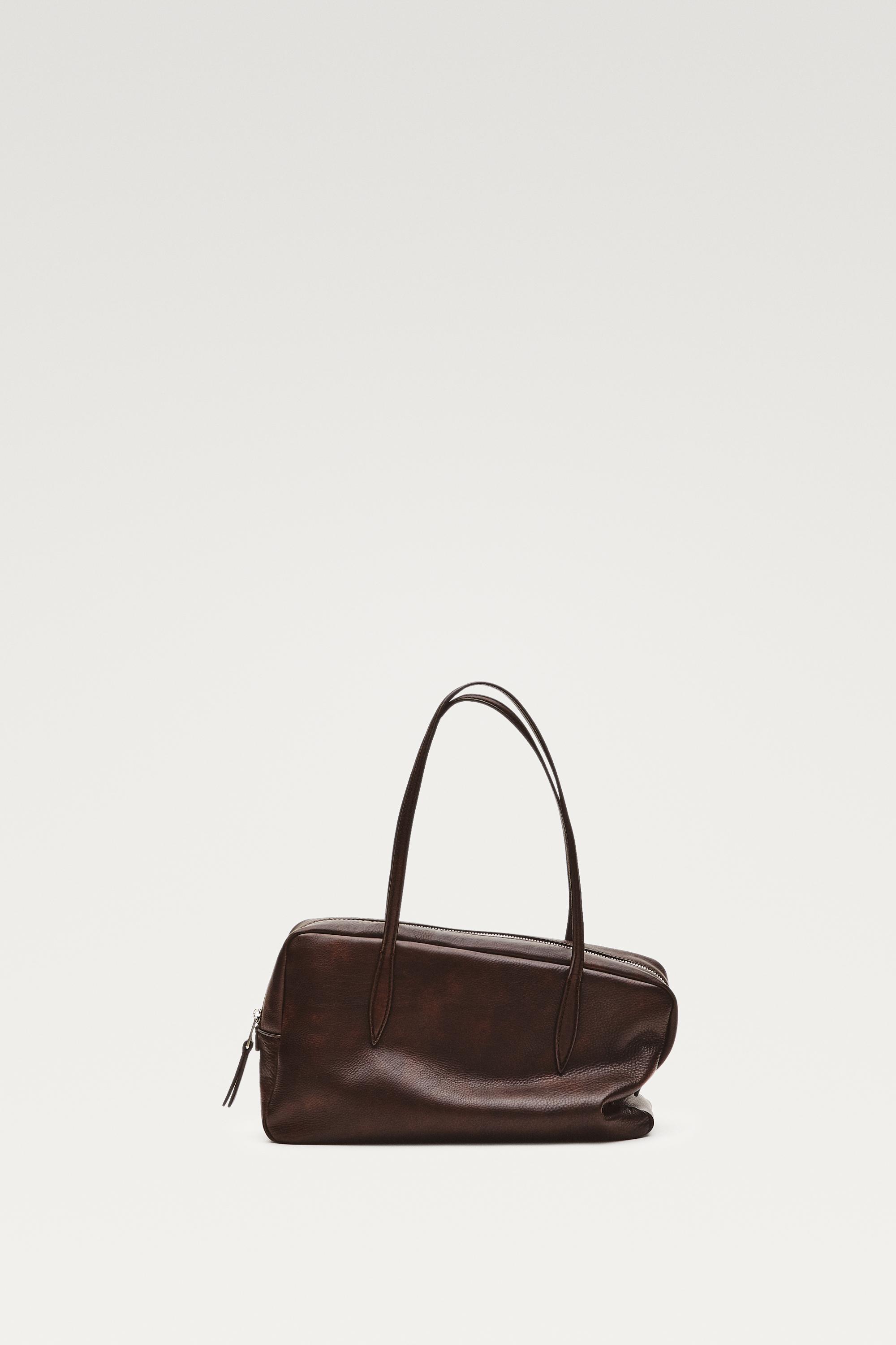 Nappa leather mini duffle bag