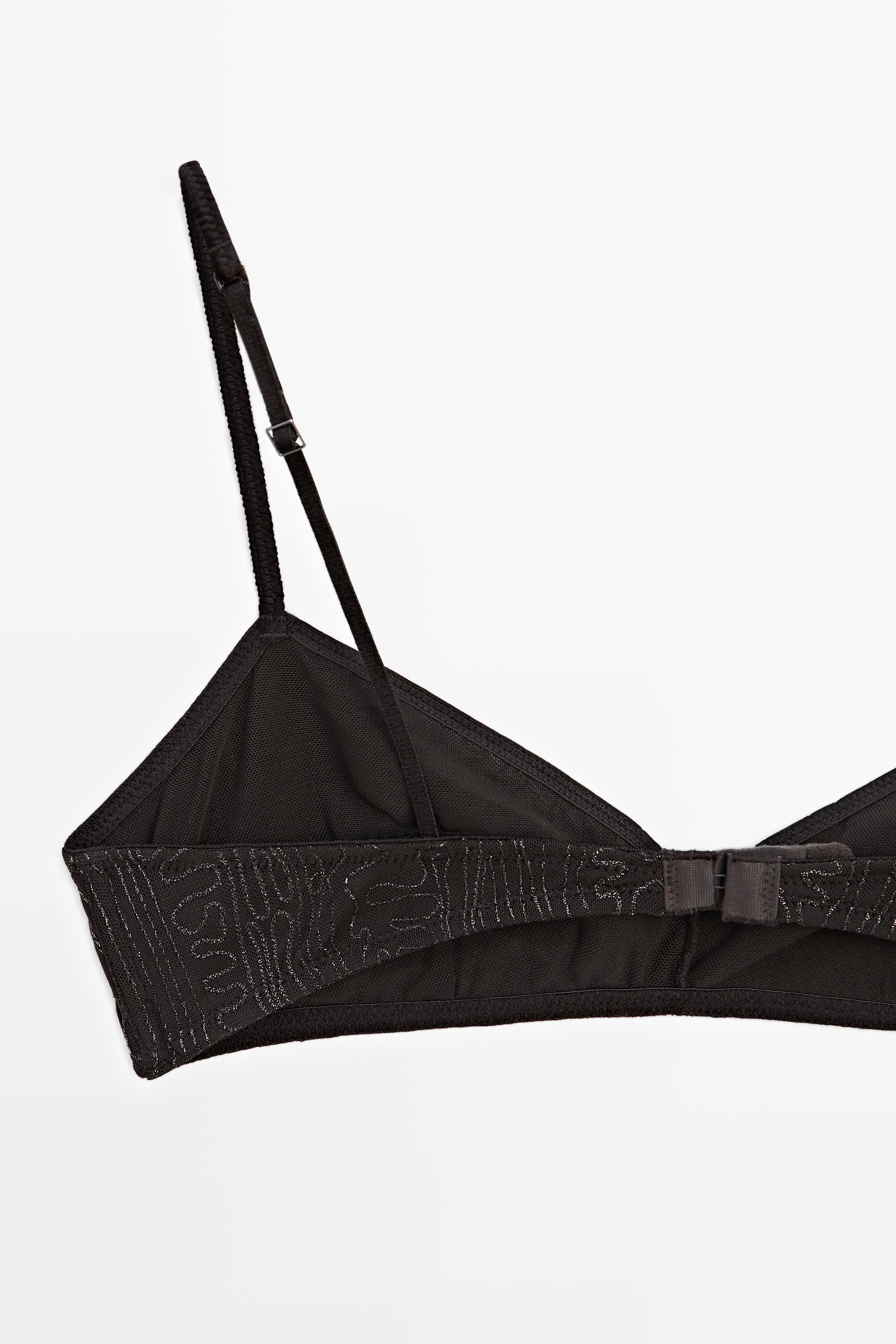 Top with embroidered detail — CHARCOAL