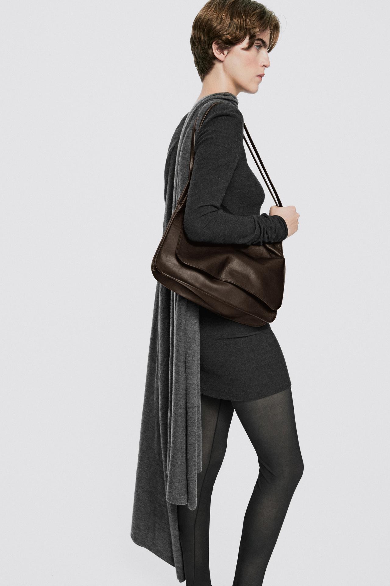 Small nappa leather bag - LIMITED EDITION — Chocolate