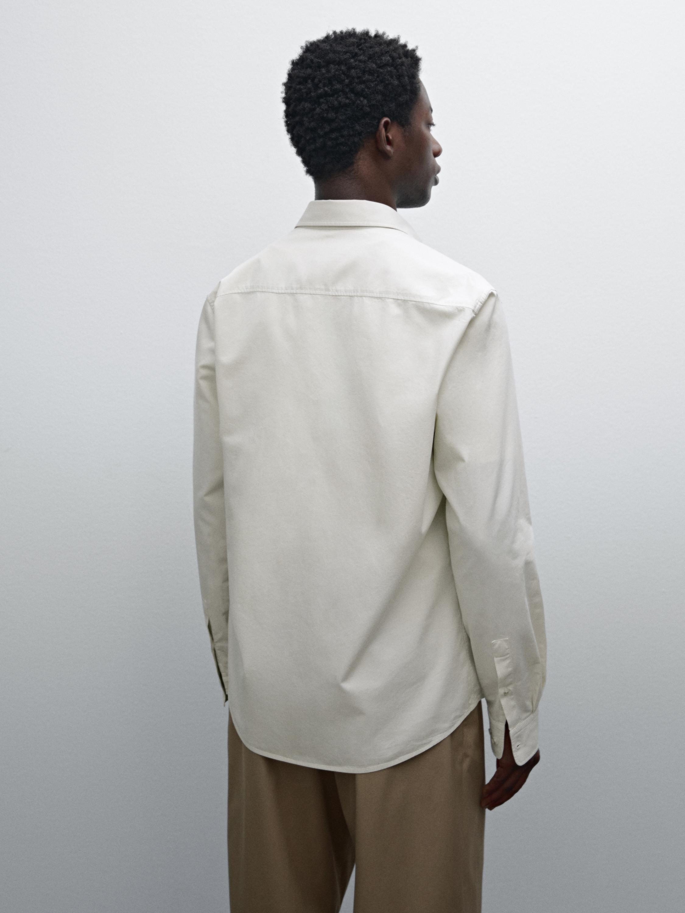 100% cotton regular fit twill shirt