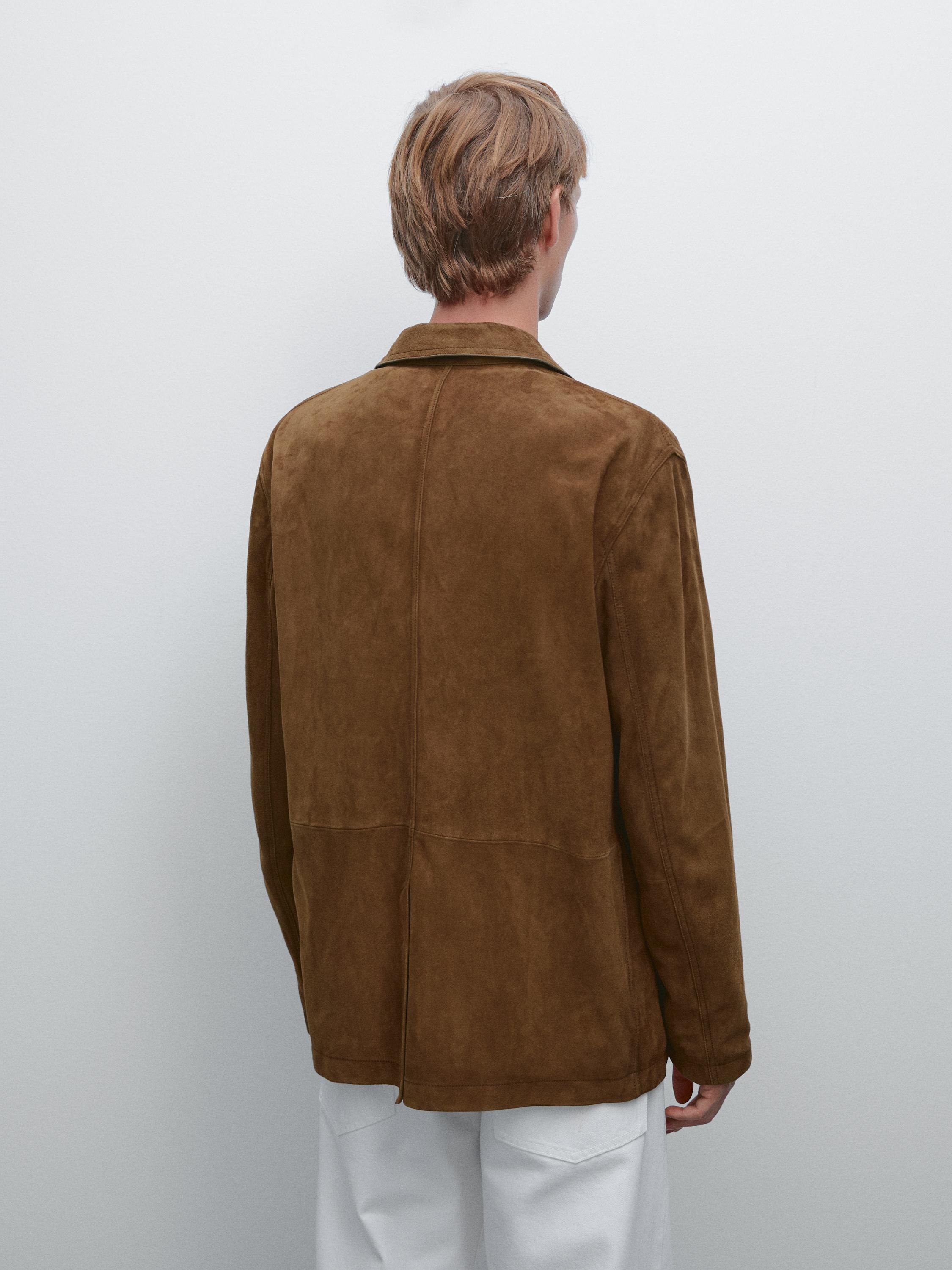 Americana pespuntos pel ante