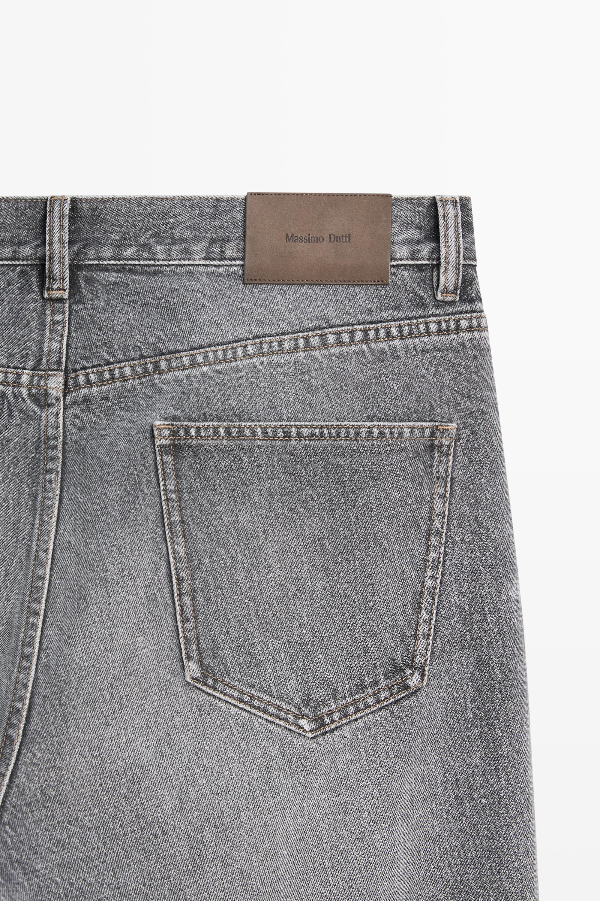 Straight-leg jeans — GREY