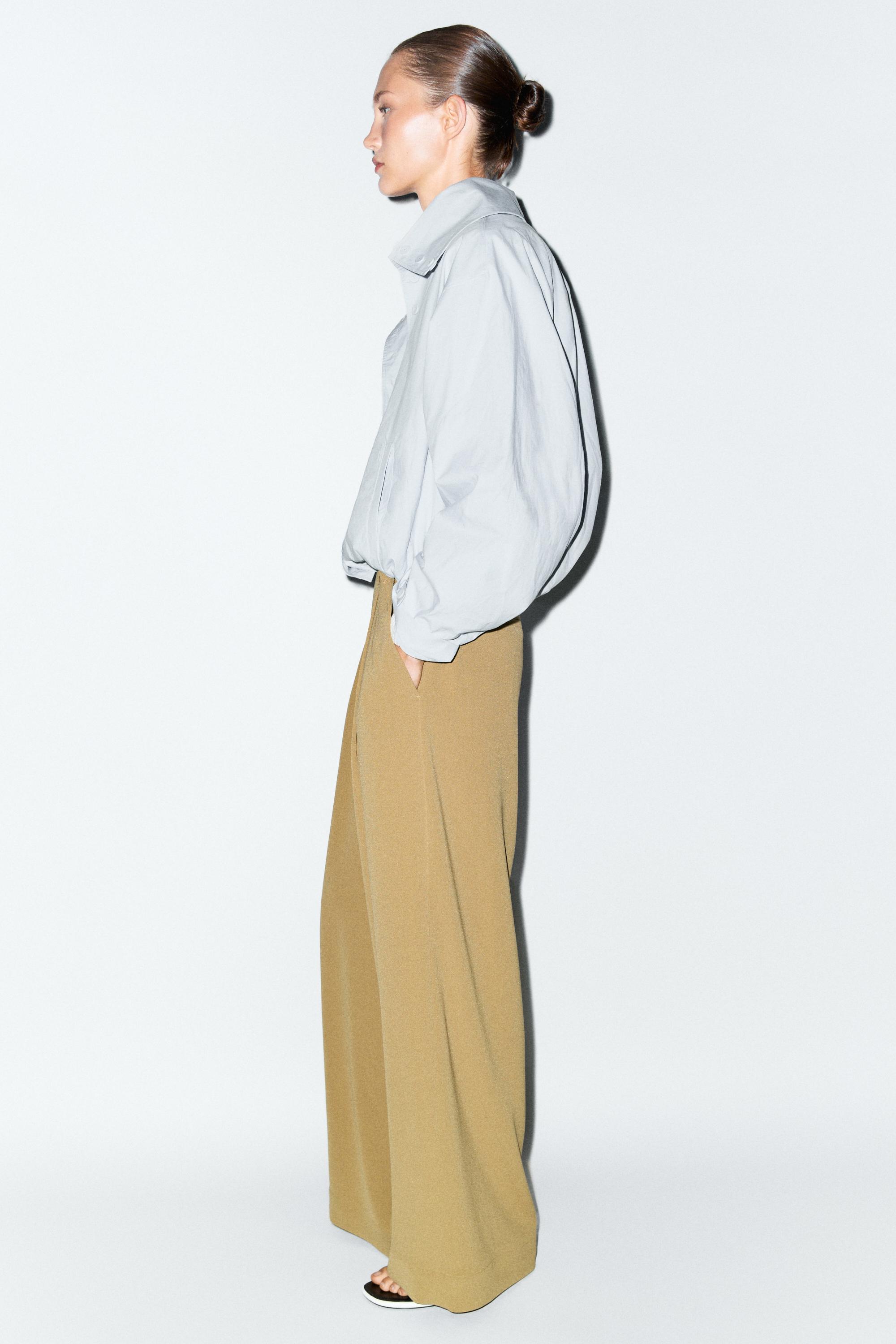 Cropped button jacket