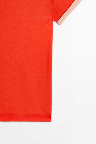Double-layer short sleeve T-shirt — RED 7