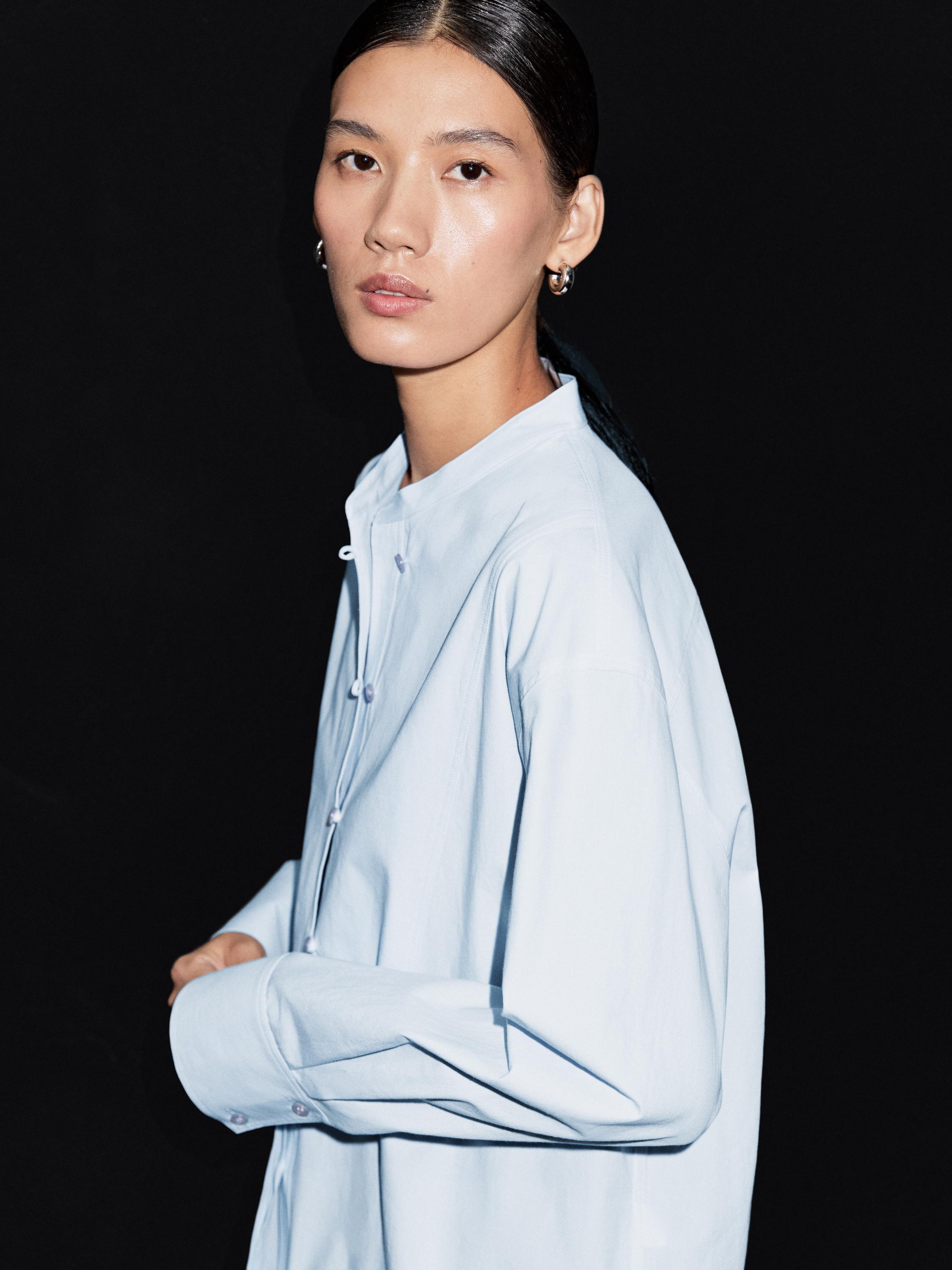 Camisa coll mao pitrera