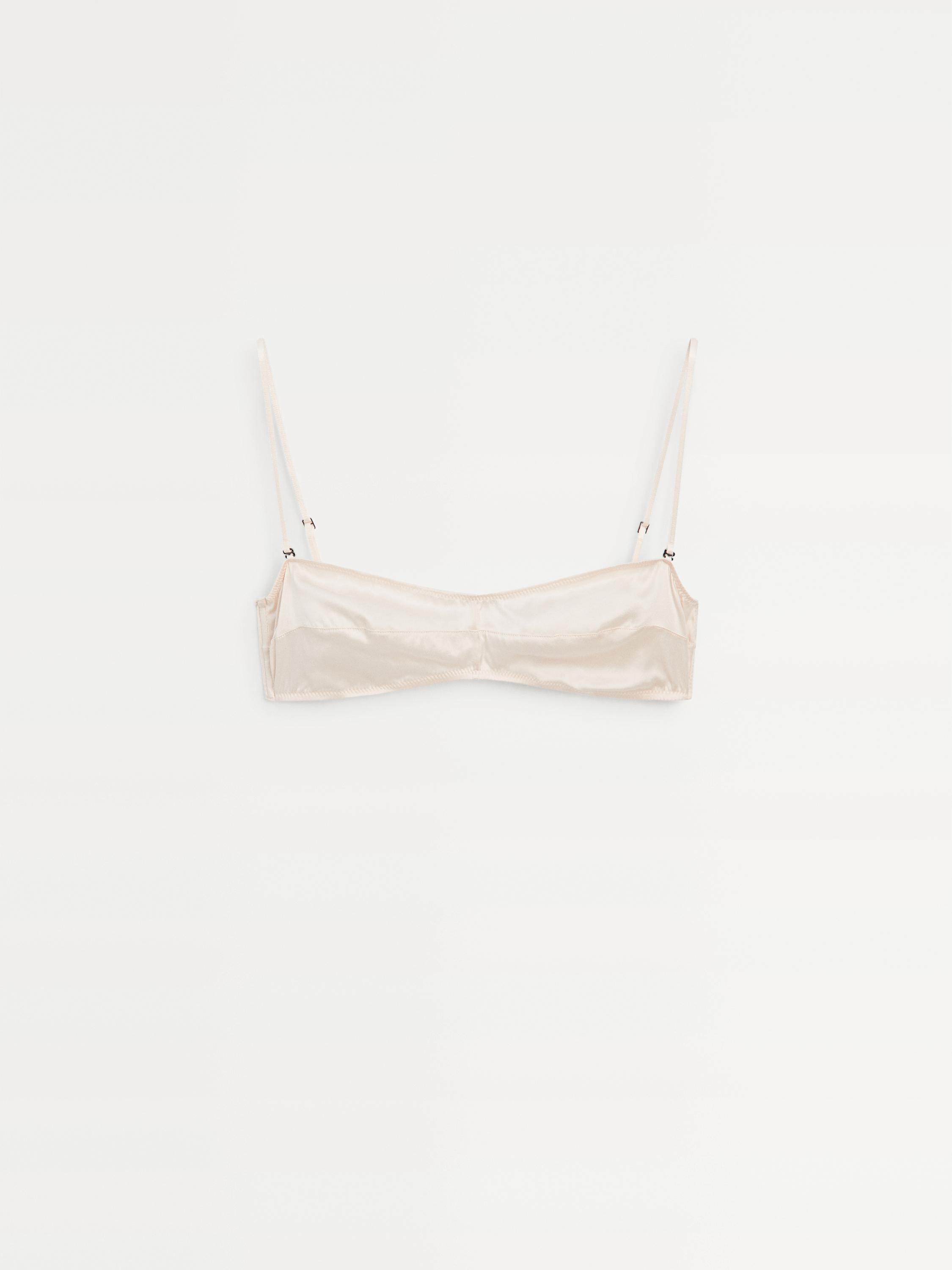 Top a fascia in misto seta