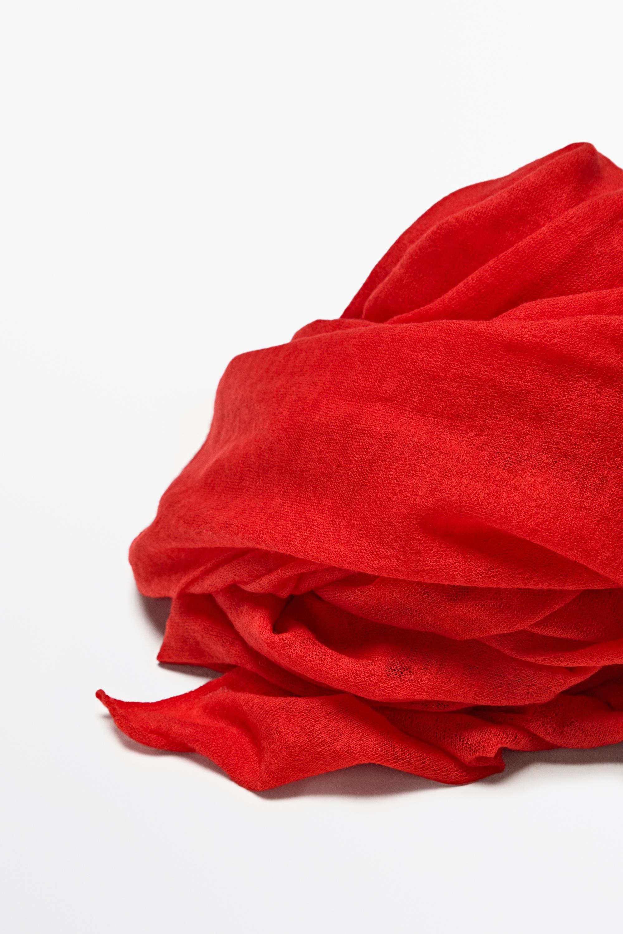 100% Cashmere scarf — RED