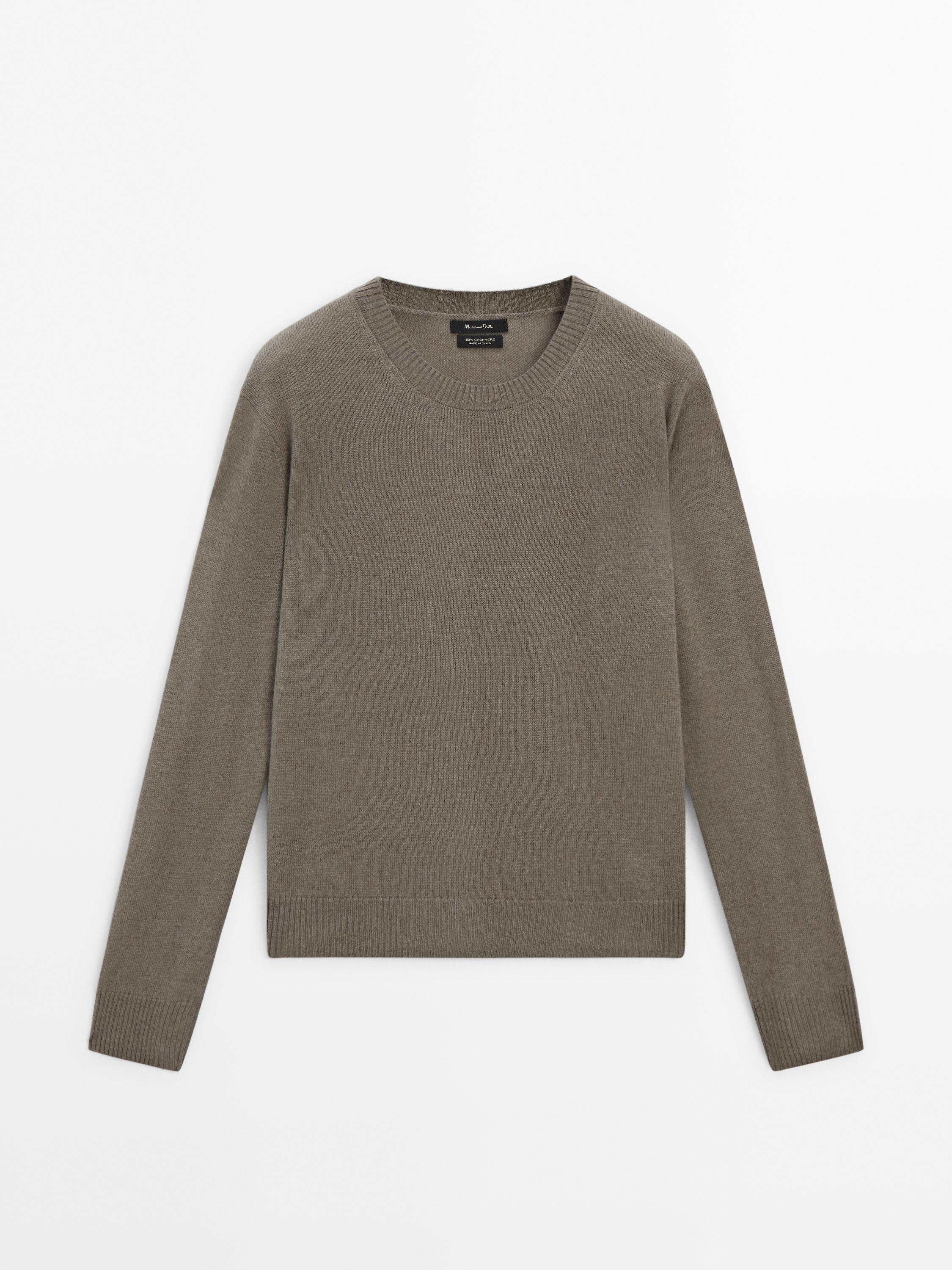 100% cashmere knit sweater