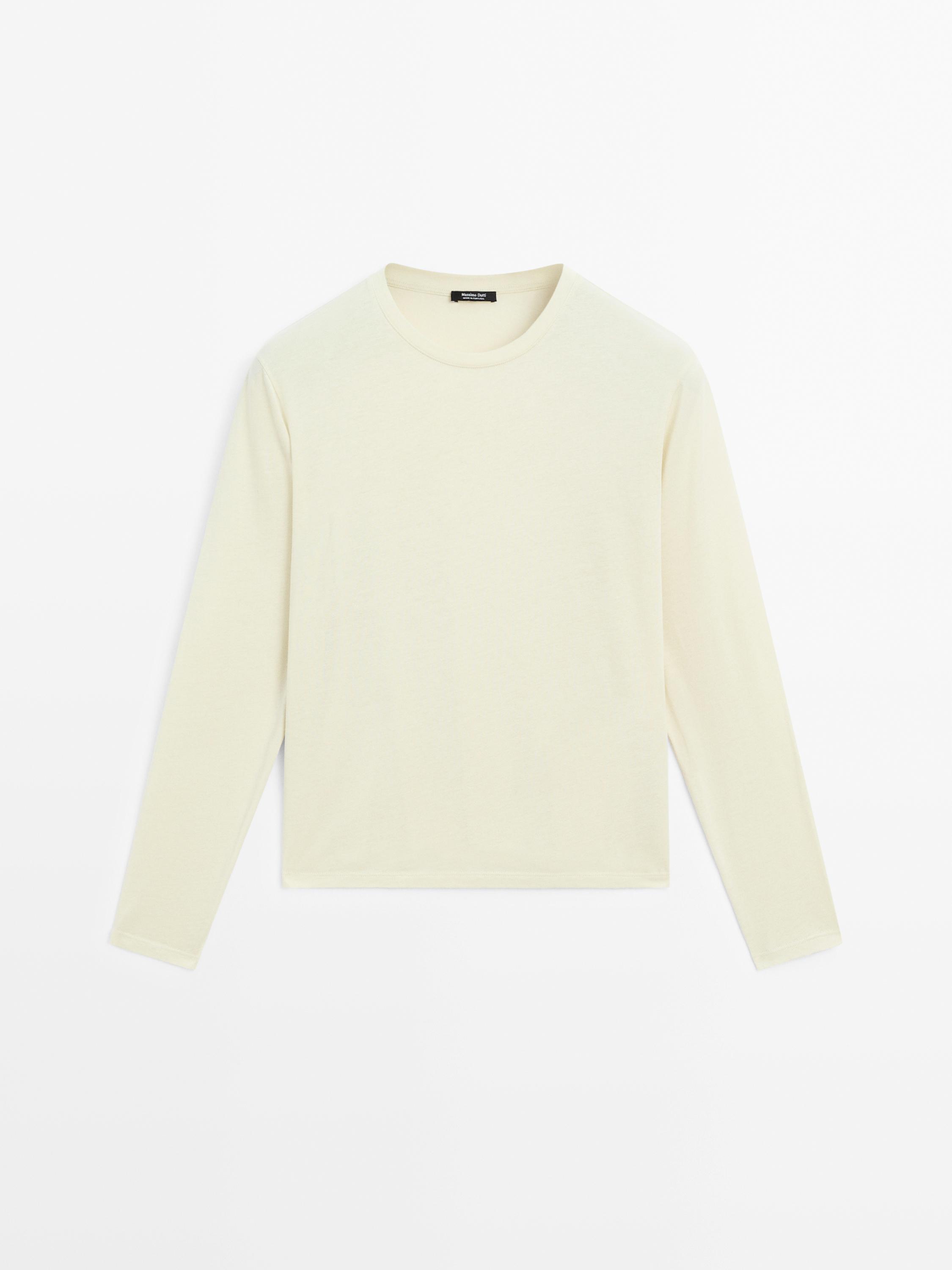 100% cotton long sleeve T-shirt