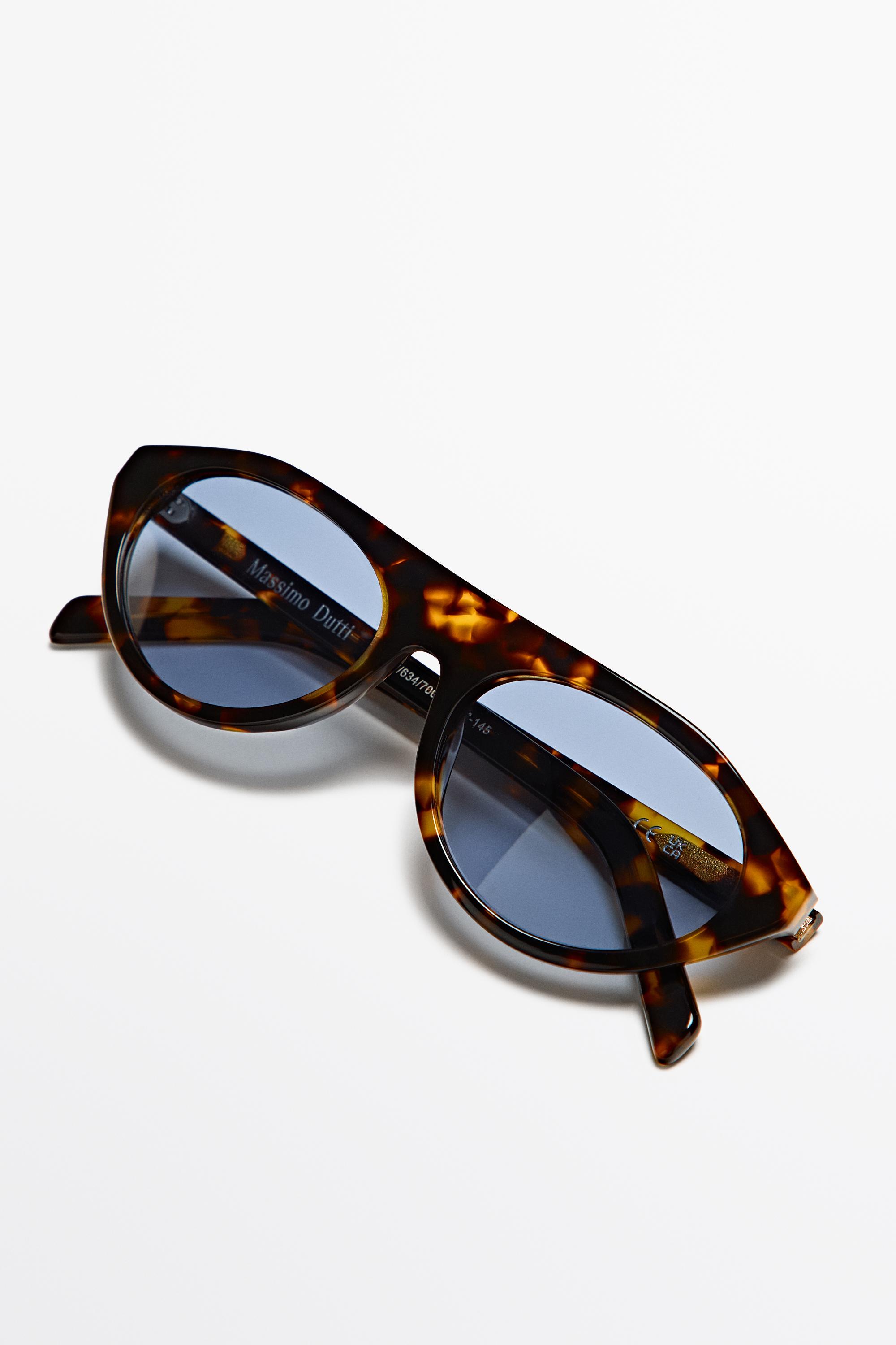 Oval sunglasses — BROWN