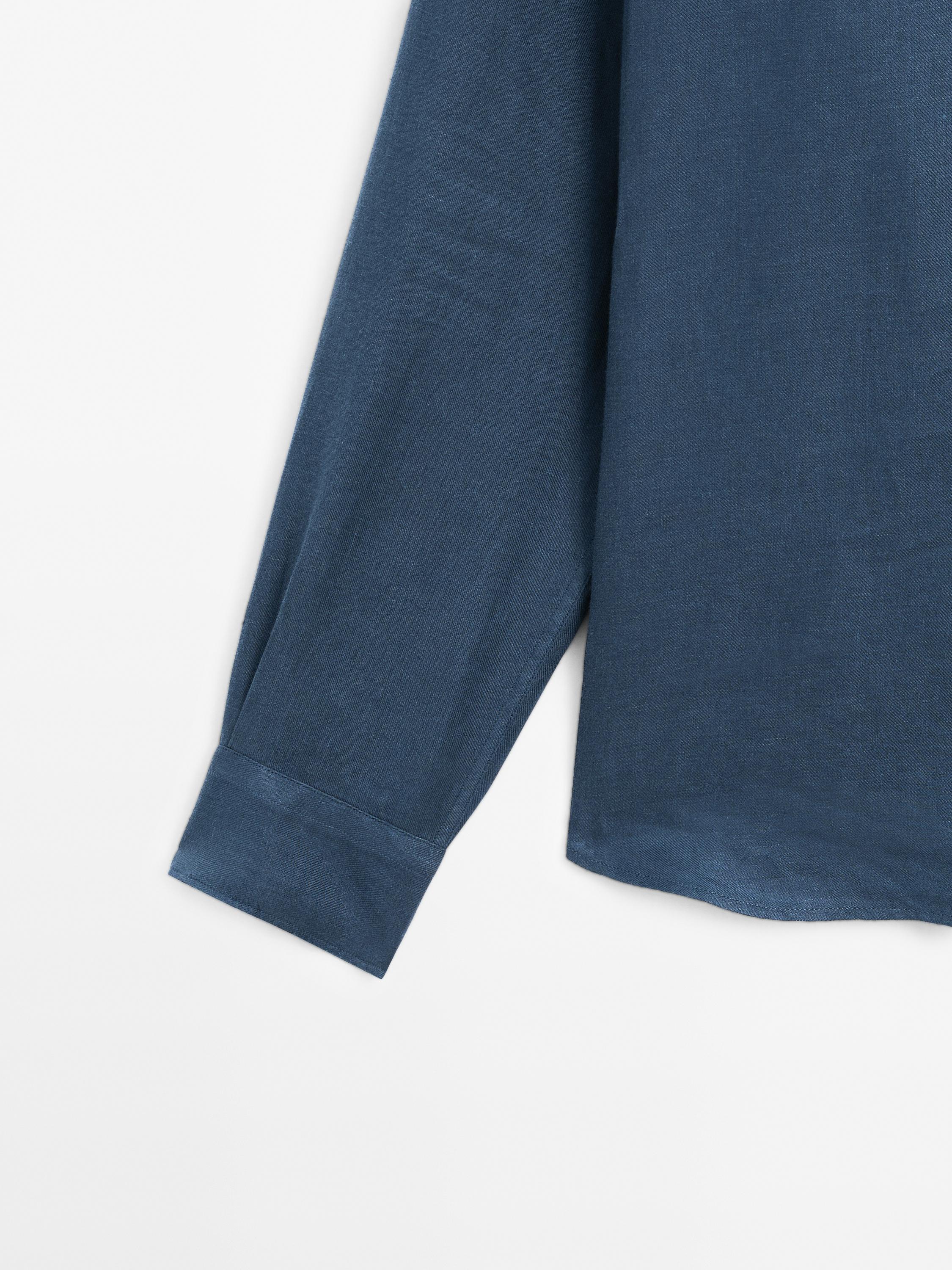 100% linen regular fit shirt