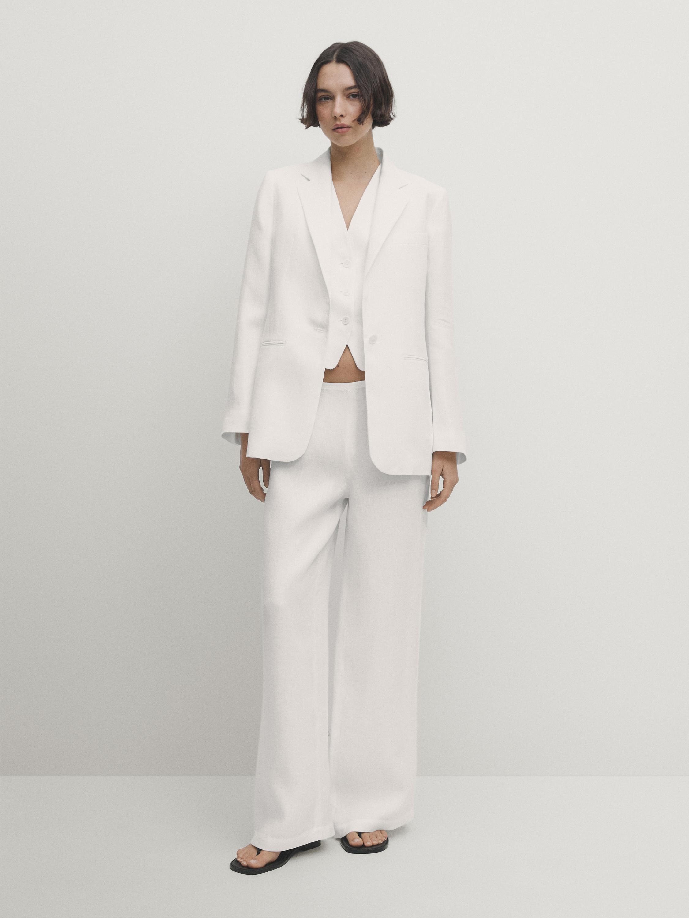 بليزر كتان 100% بزر