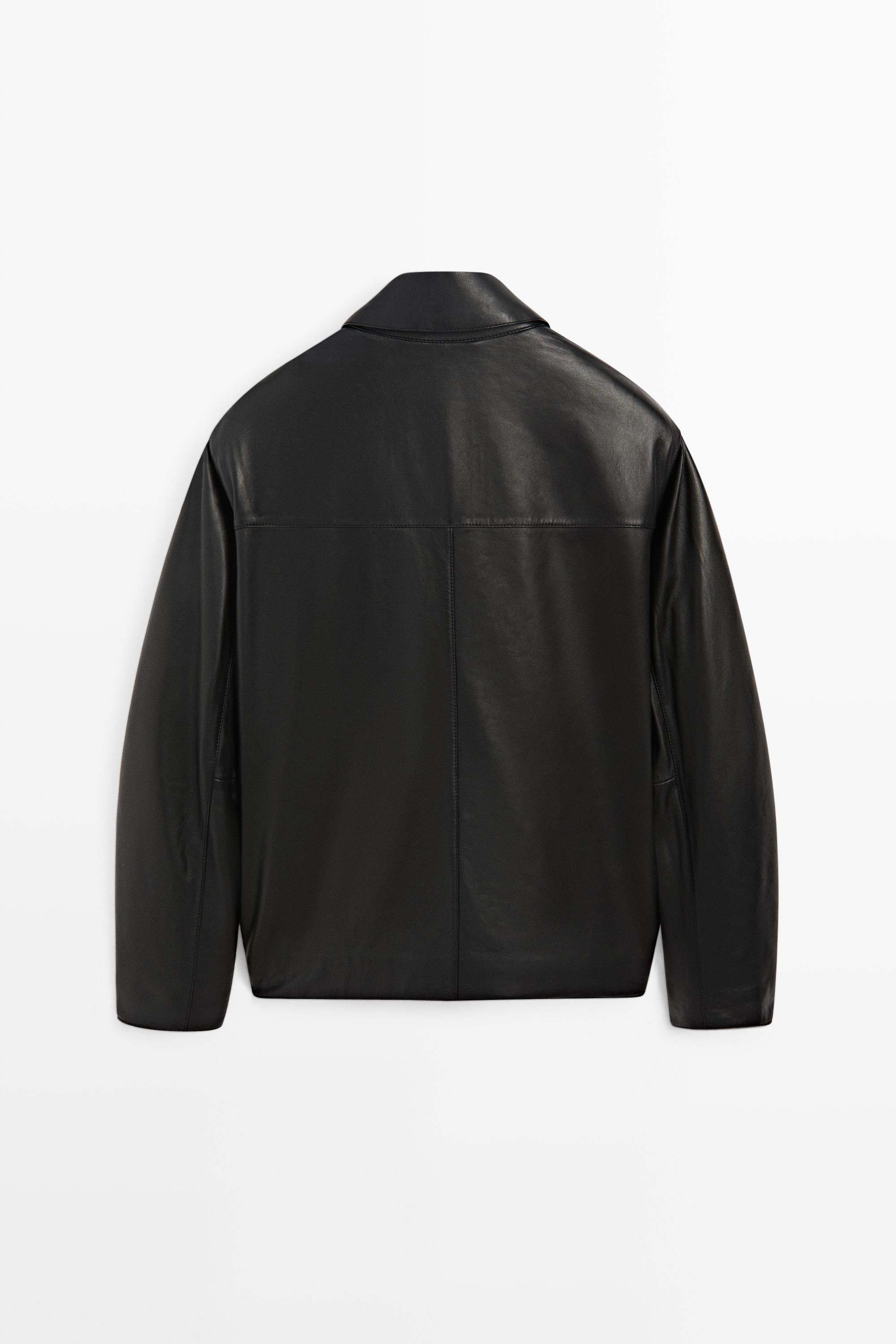 Men's Leather Jackets - Massimo Dutti - US