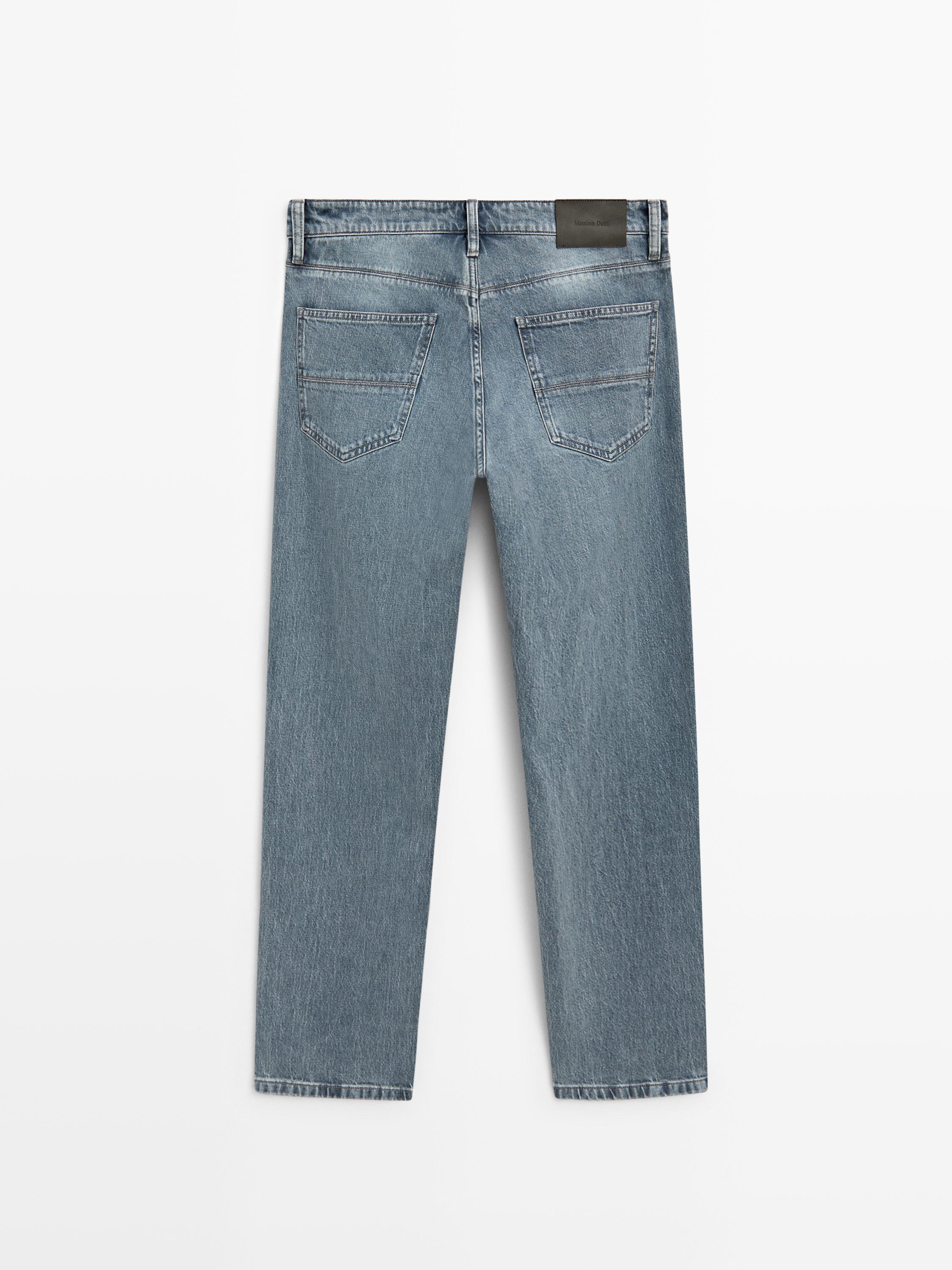 Tapered fit jeans — INDIGO