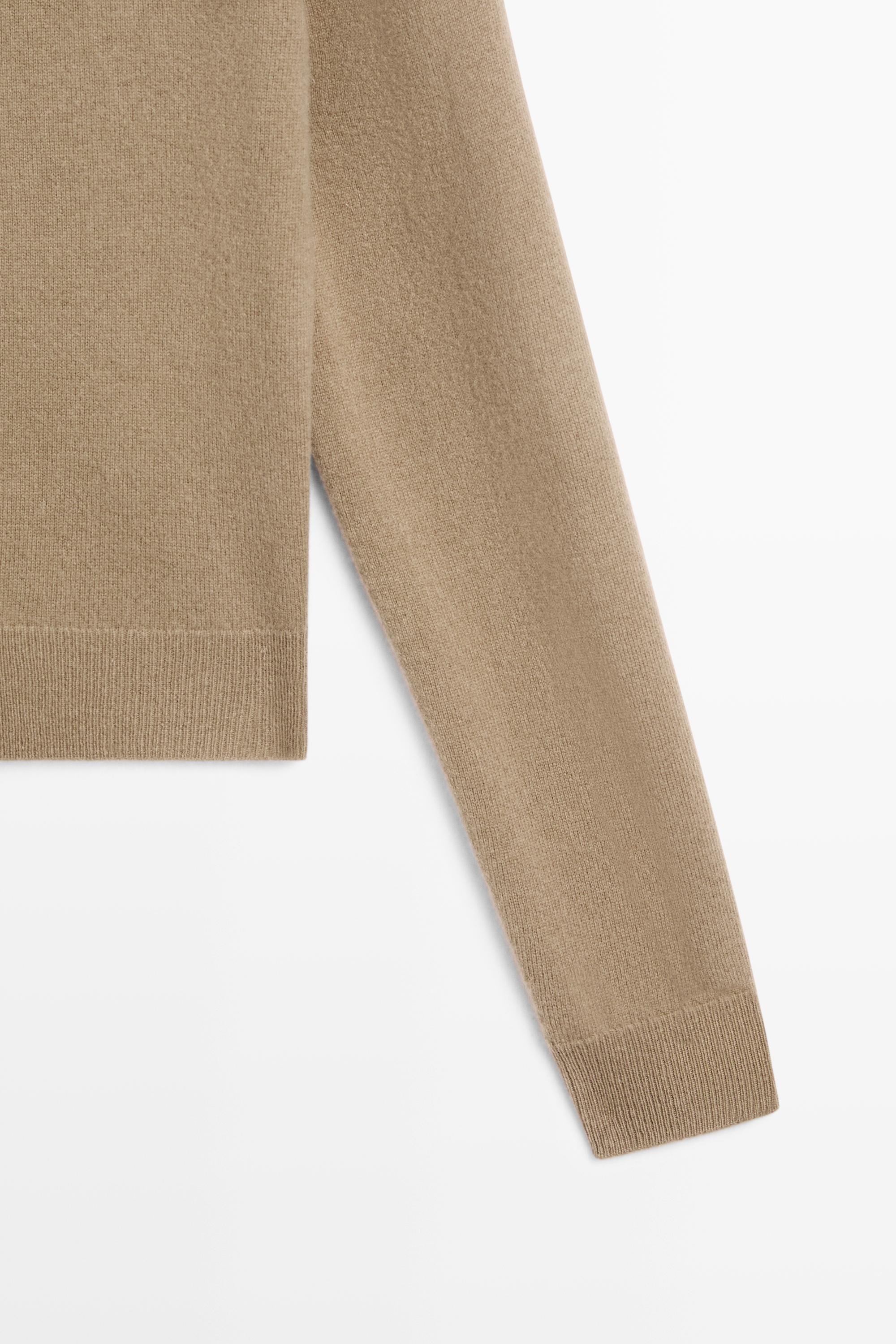 Button-detail knit cardigan — GREENISH