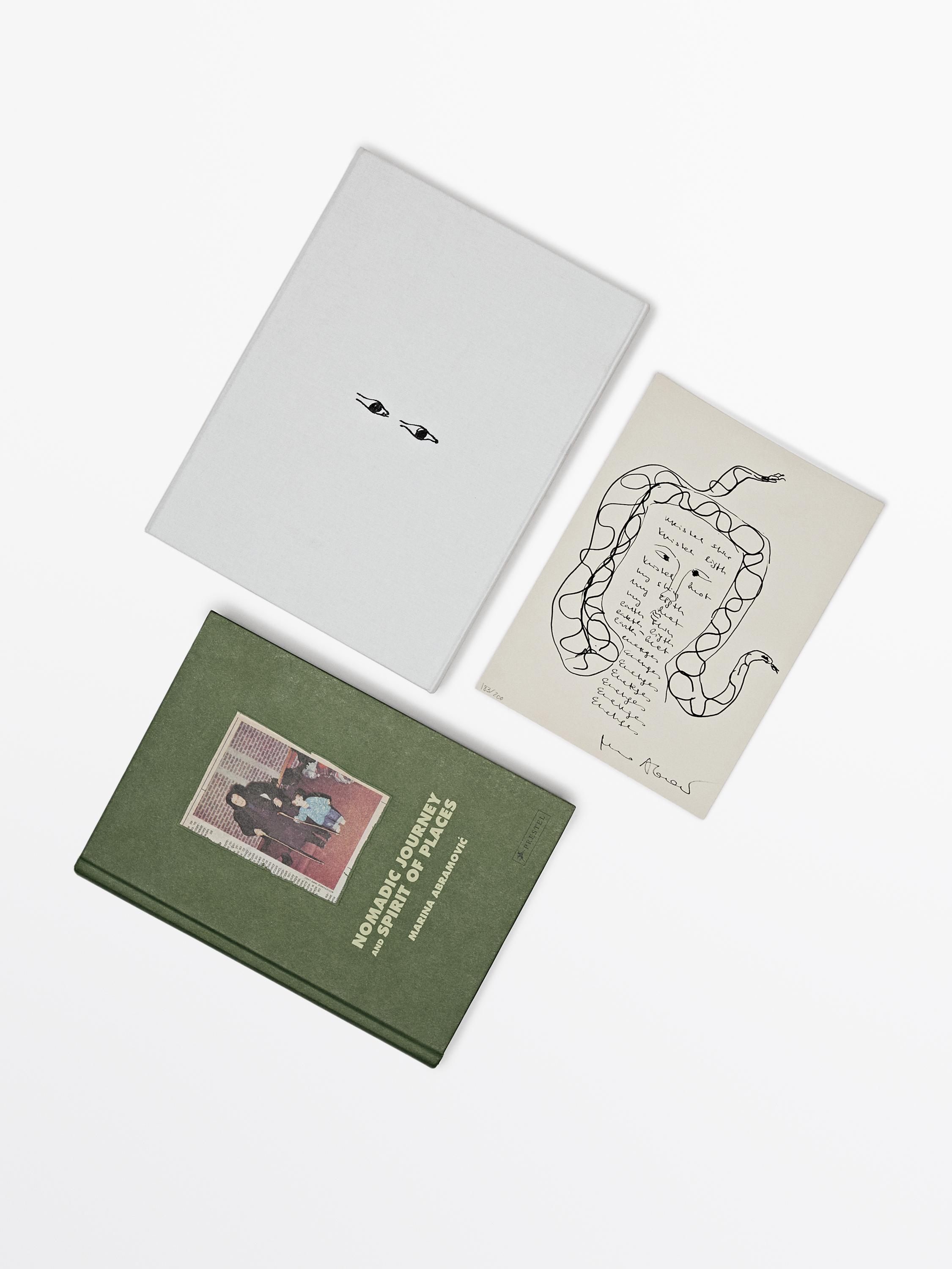 Nomadic Journey and Spirit of Places - Marina Abramovic book — WHITE