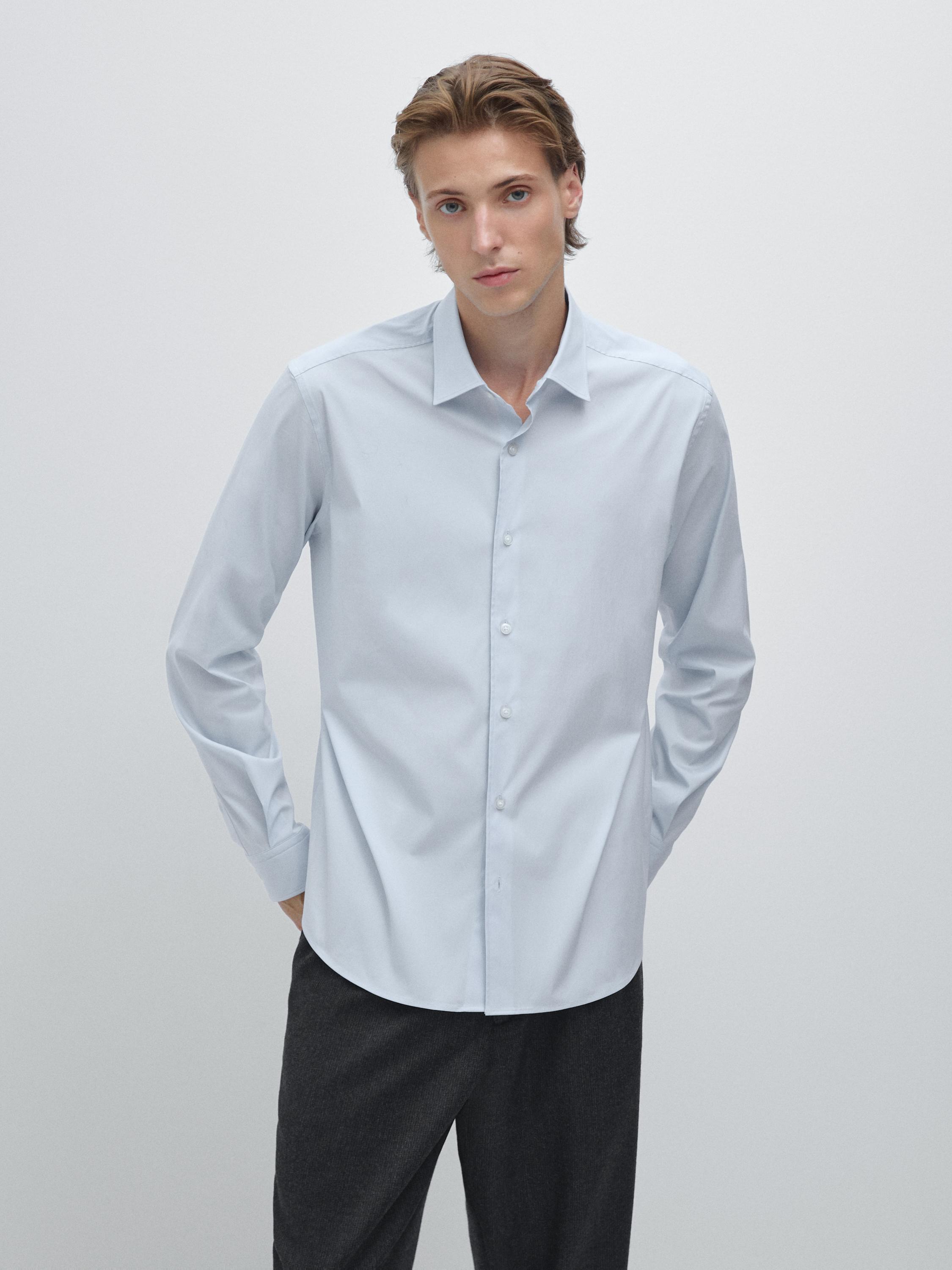 Slim fit stretch shirt