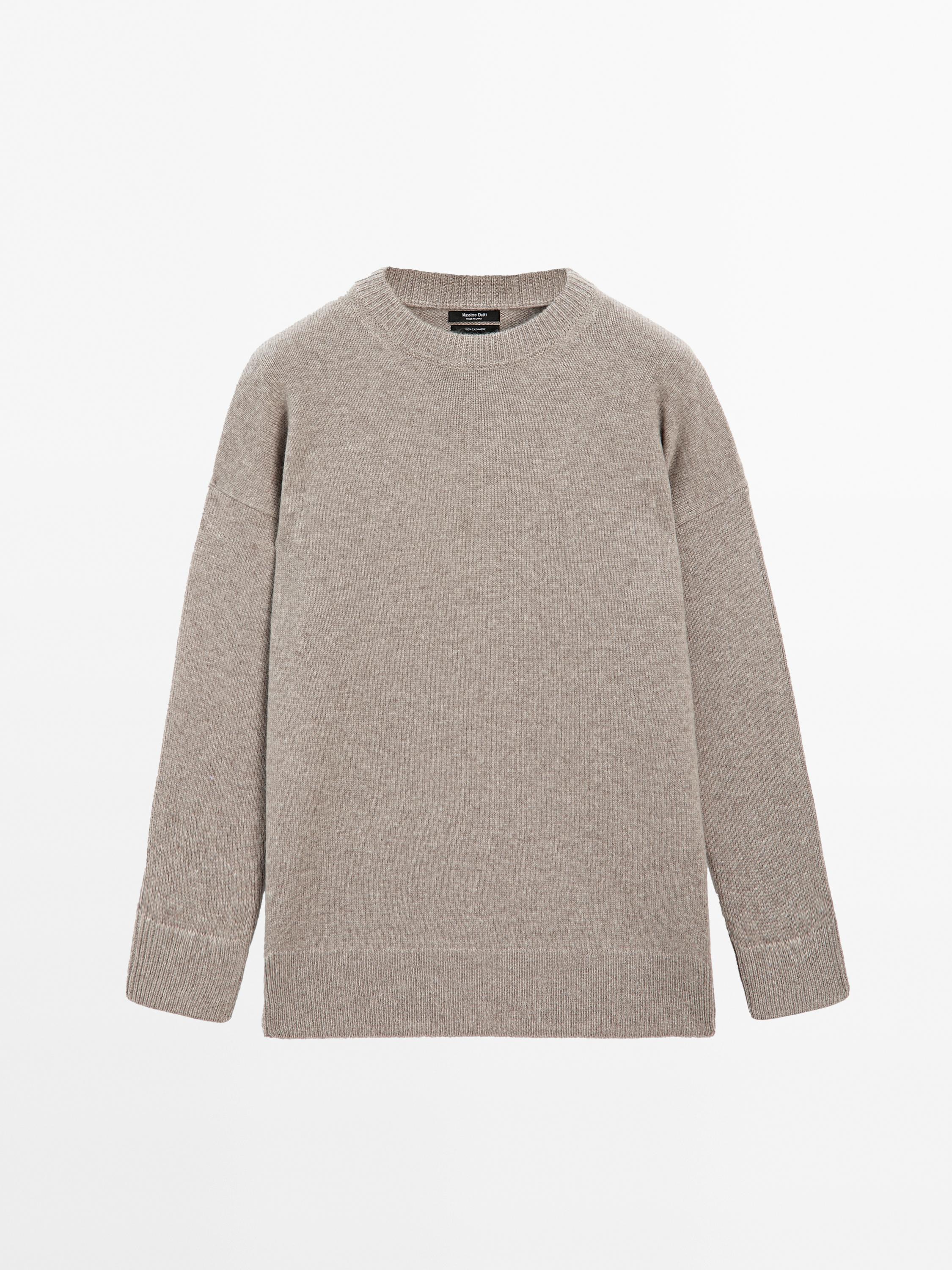 Jersey punto oversize 100% cashmere