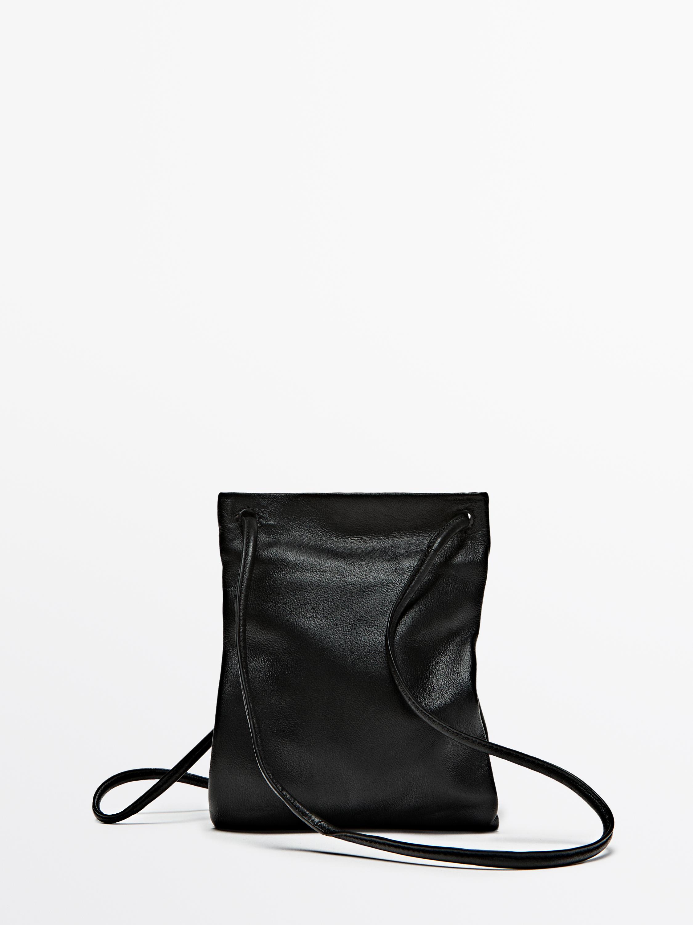 Mini nappa leather handbag