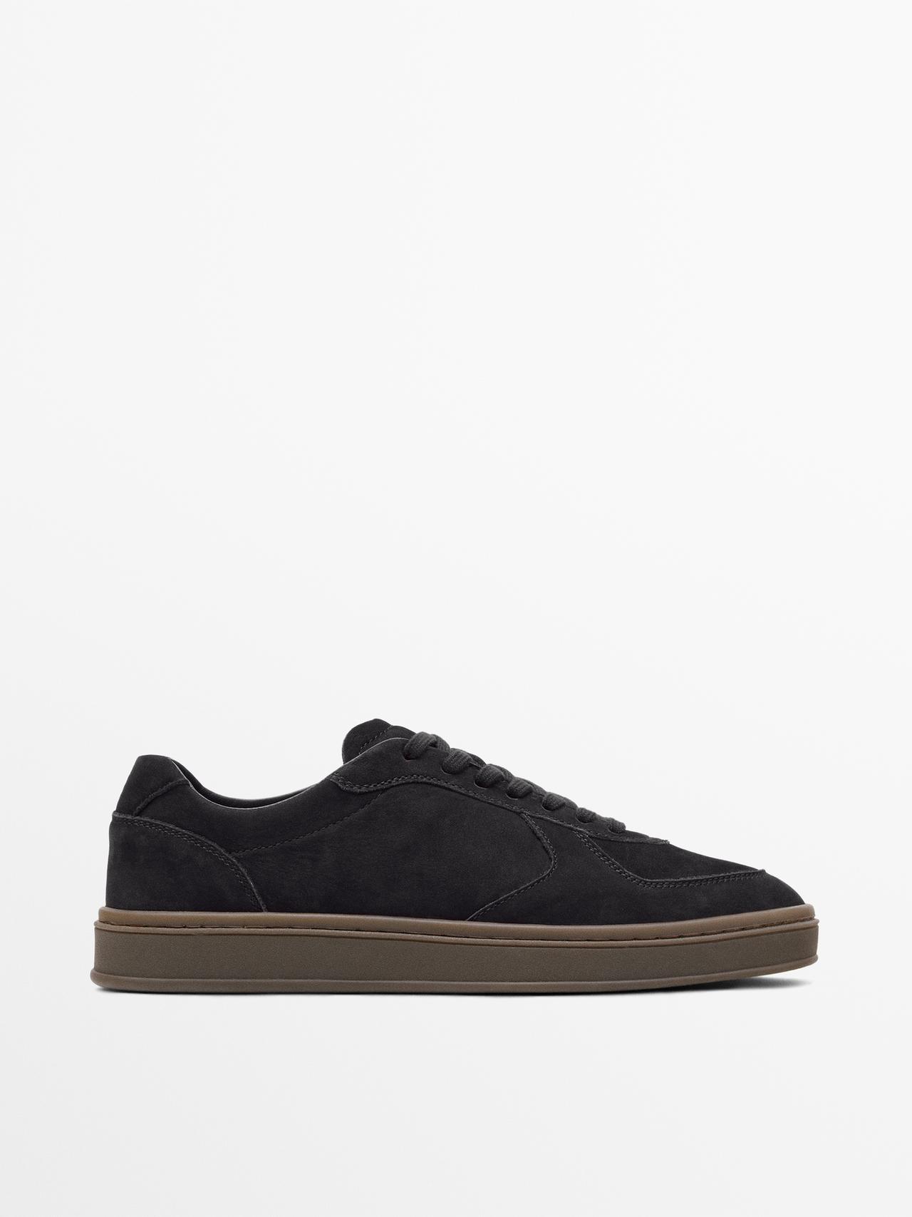 Deportivo Nobuck Piso Contraste - Marino Oscuro - 43 - Massimo Dutti - Hombre