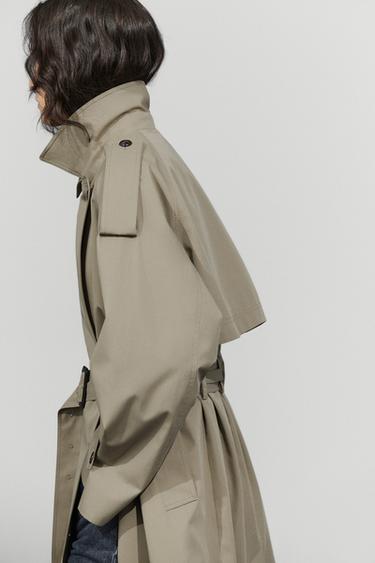 Double-breasted trench coat — Beige 5