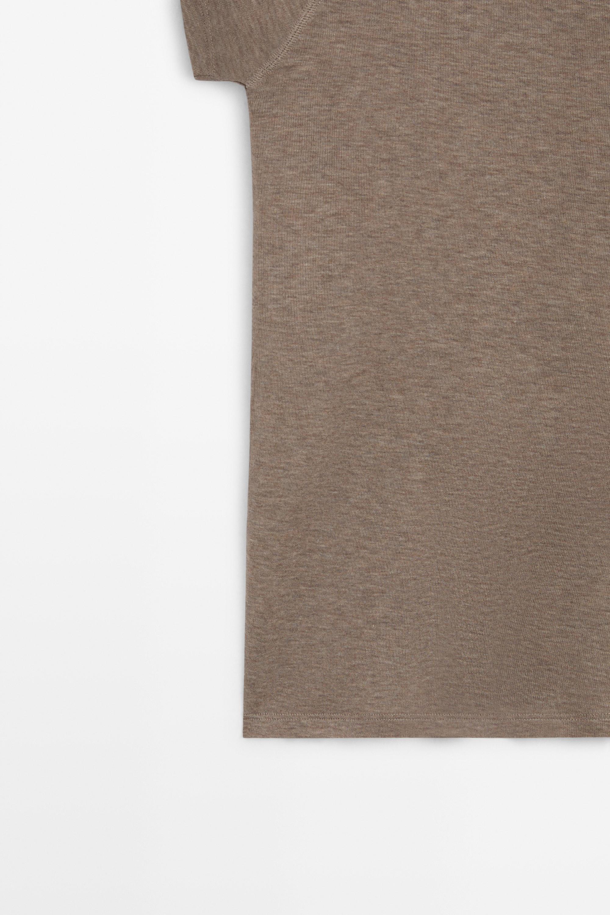 Short sleeve raglan T-shirt — MINK