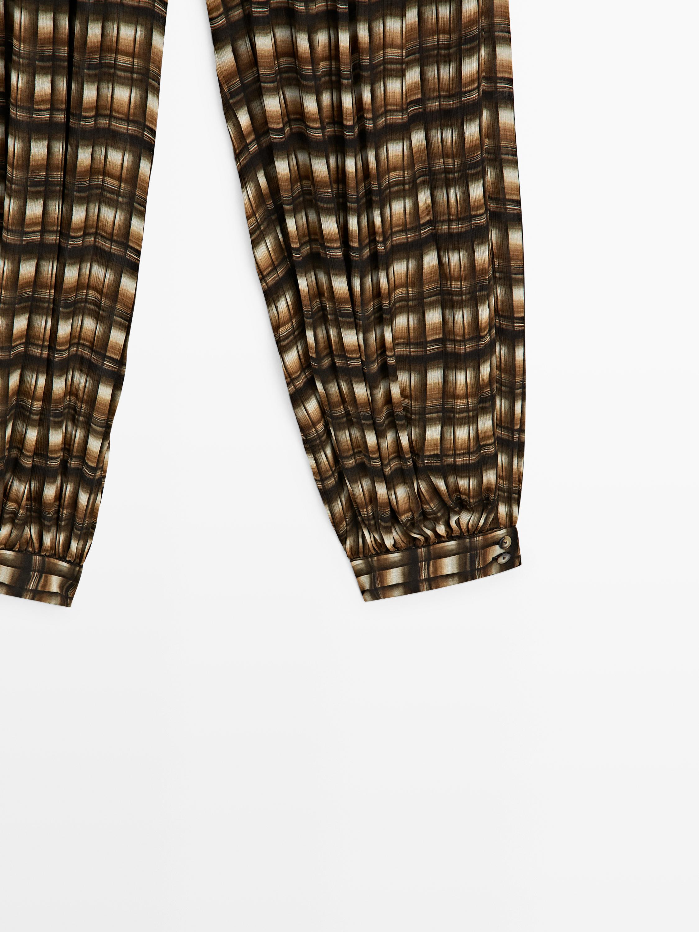 Flowing sarouel trousers — MUSTARD YELLOW